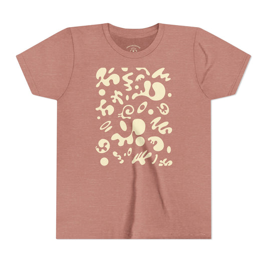 Bright Future Youth Jersey Short Sleeve Tee - Blank Page White