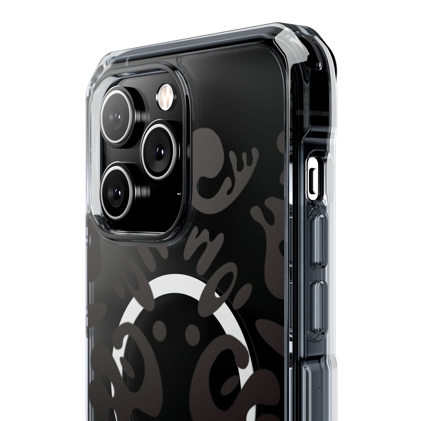 Mirror Work Clear MagSafe Impact Case - Smoke Signal Black