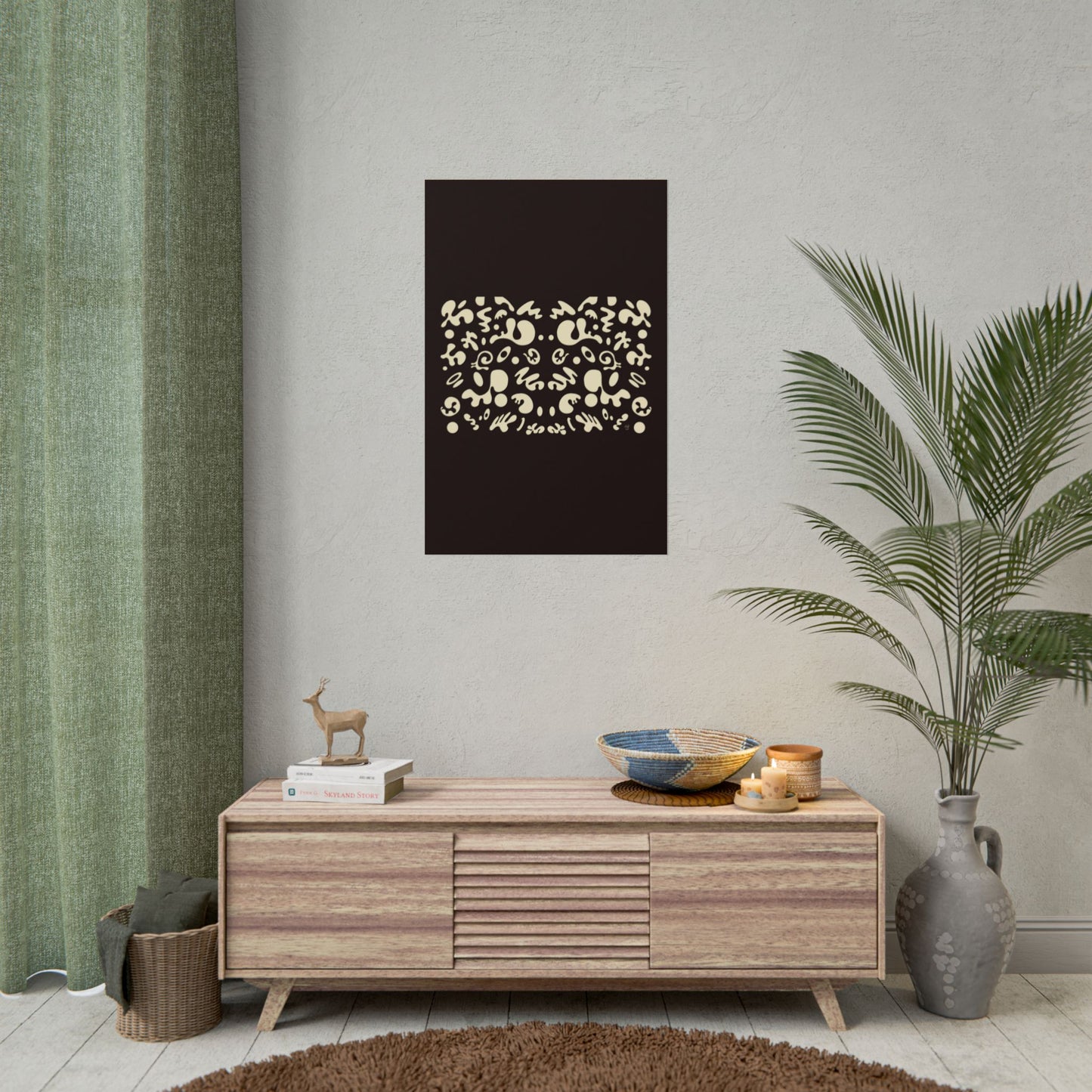Mirror Work Rolled Poster (Portrait) - Smoke Signal