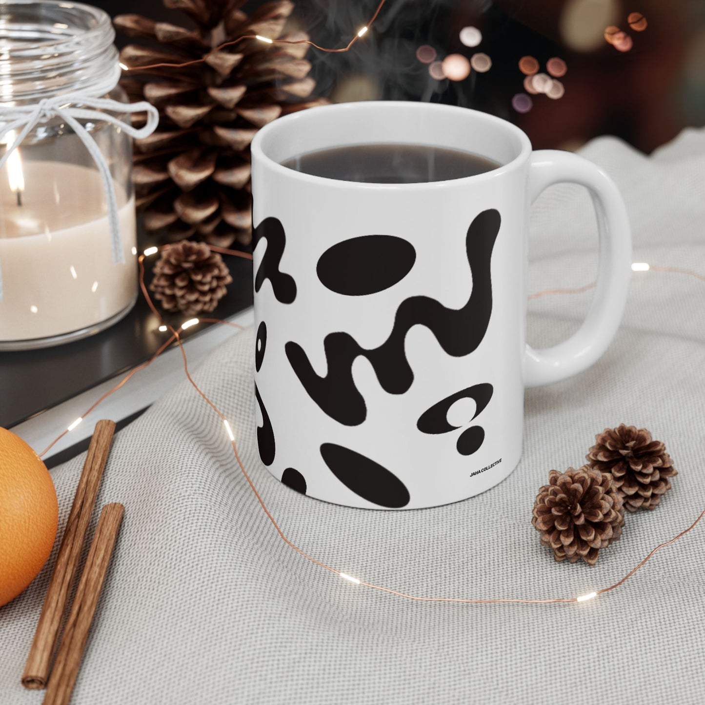 Nourish'd White Ceramic Mug