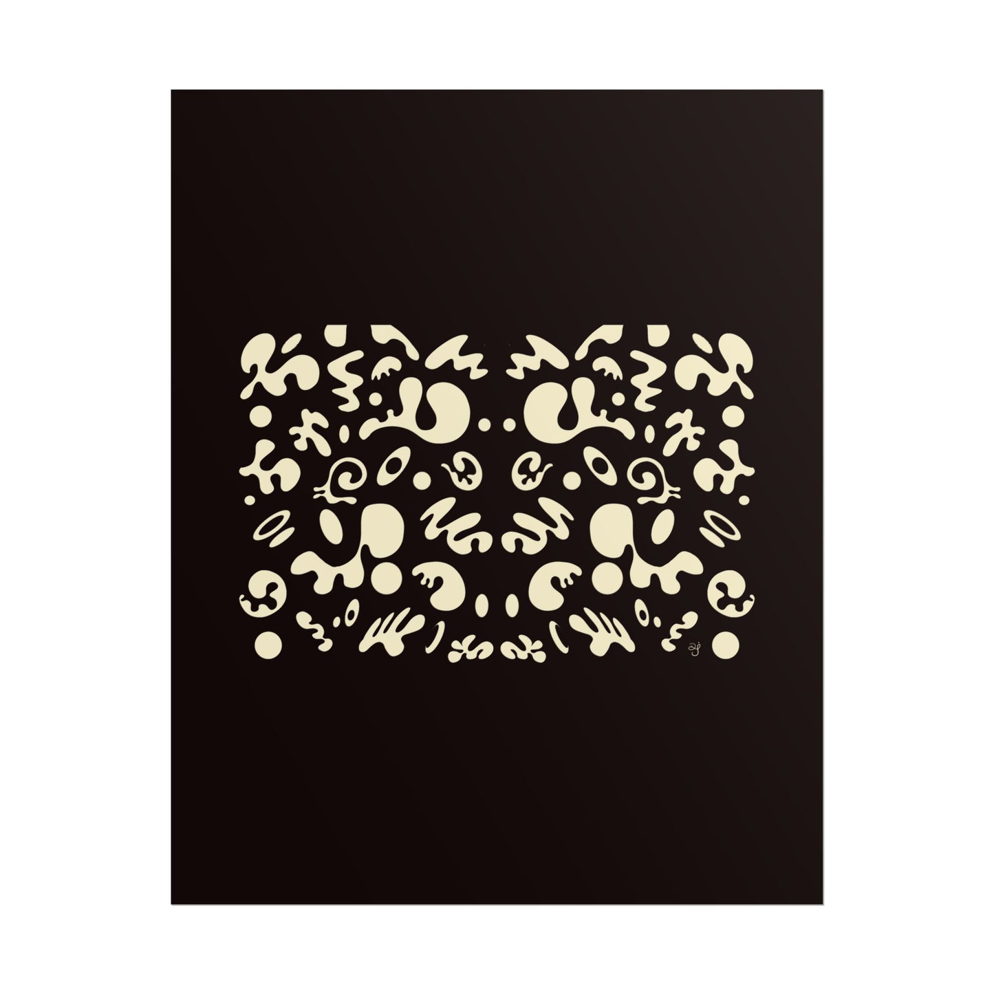 Mirror Work Rolled Poster (Portrait) - Smoke Signal