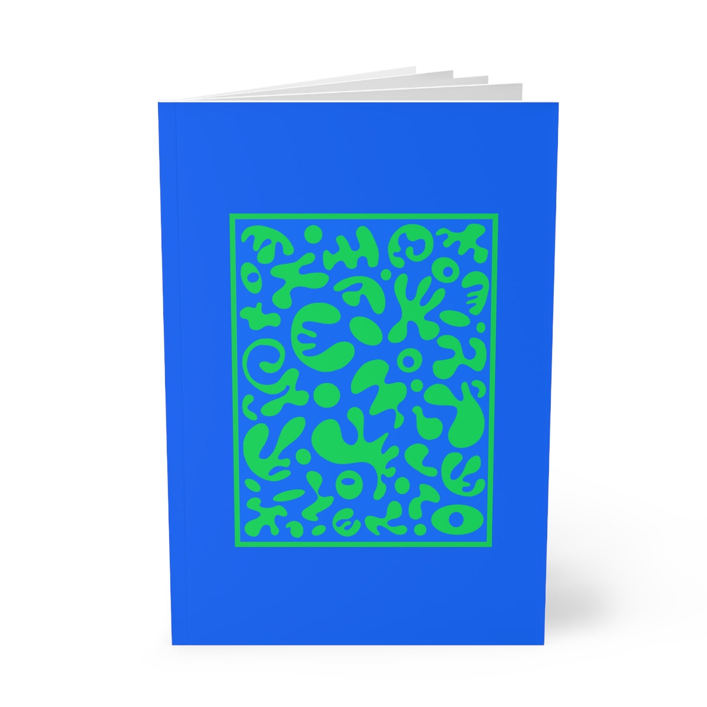 Deep Dream Softcover A5 Notebook - Tide Pool Blue