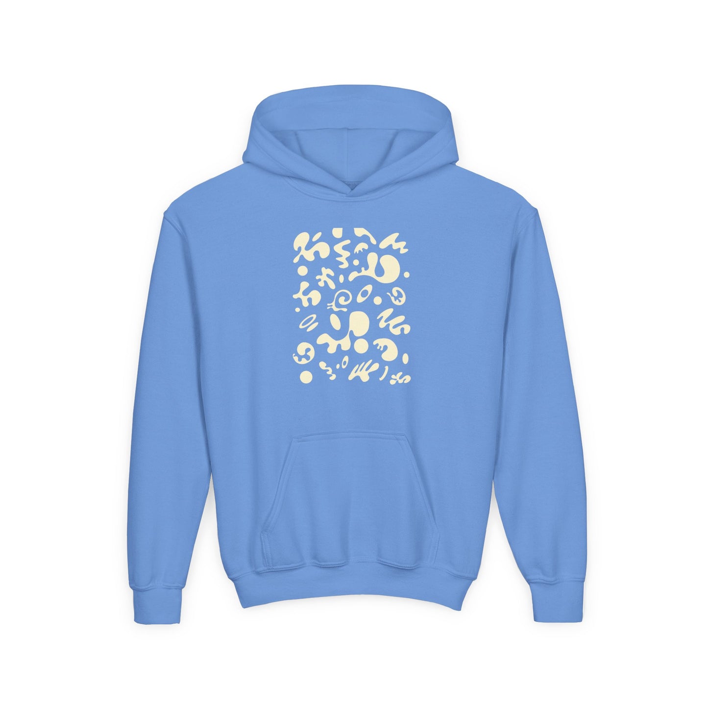 Bright Future Youth Heavy Blend Hooded Sweatshirt - Blank Page