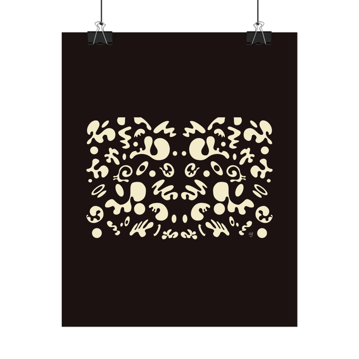Mirror Work Rolled Poster (Portrait) - Smoke Signal