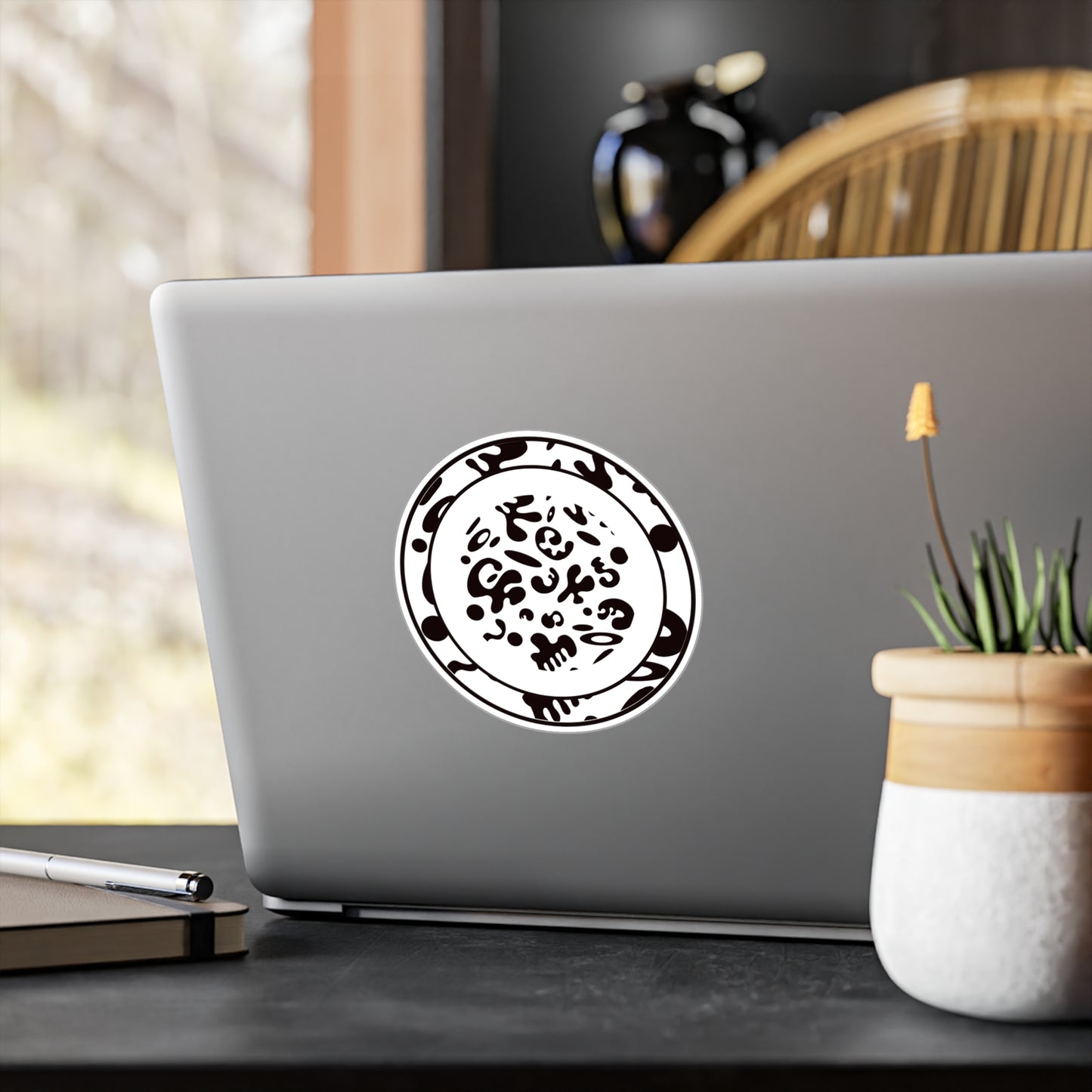 Adorn'd Kiss Cut Vinyl Decal - Starlight White