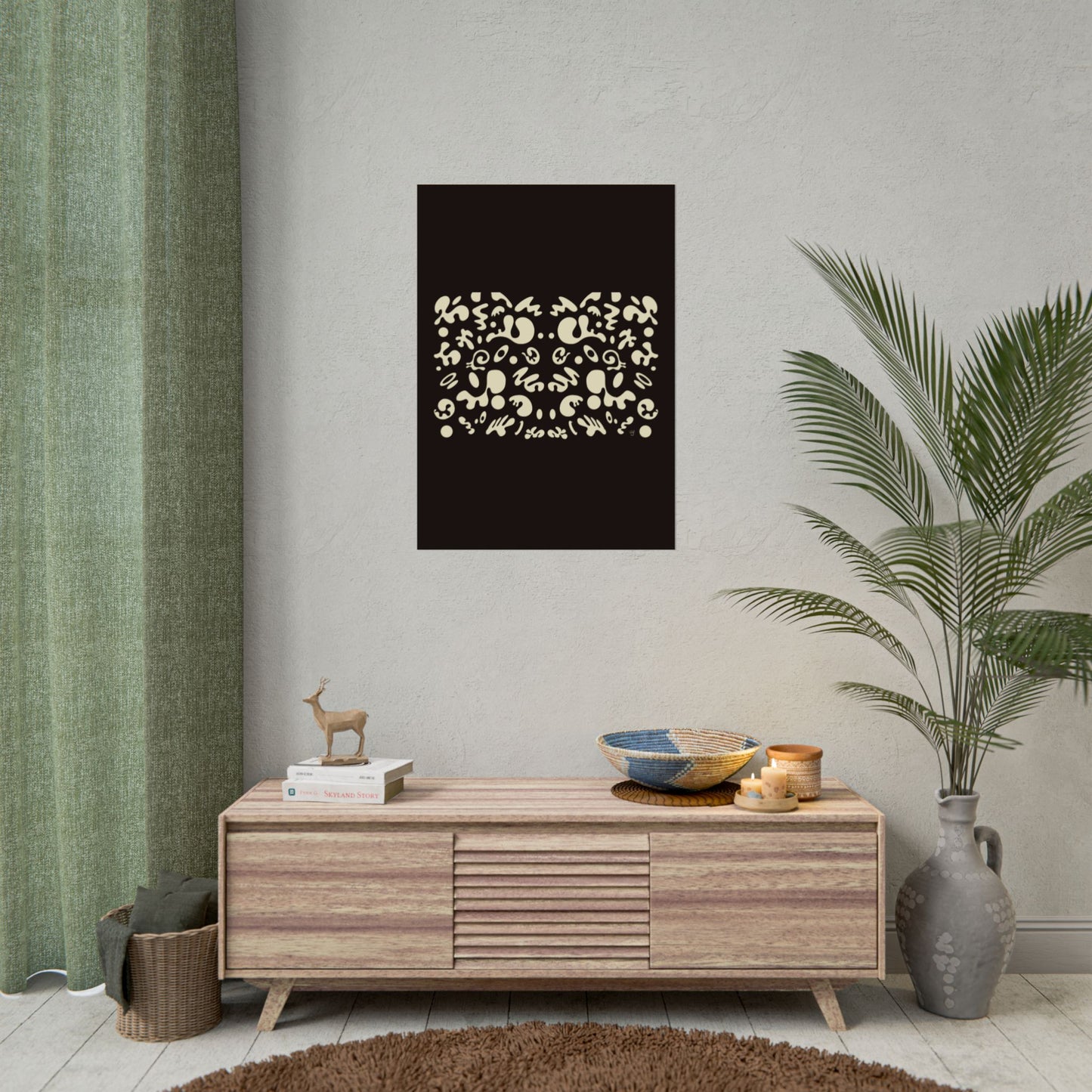 Mirror Work Rolled Poster (Portrait) - Smoke Signal
