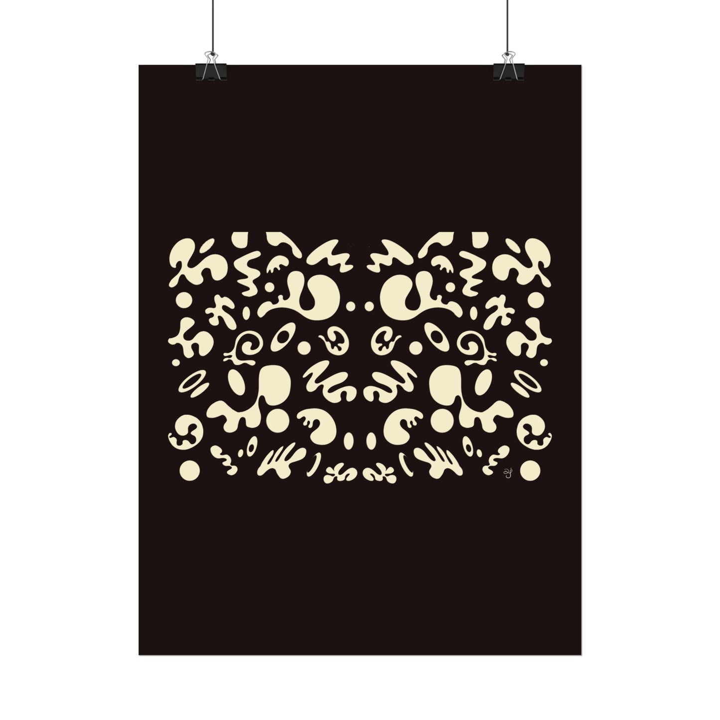 Mirror Work Rolled Poster (Portrait) - Smoke Signal