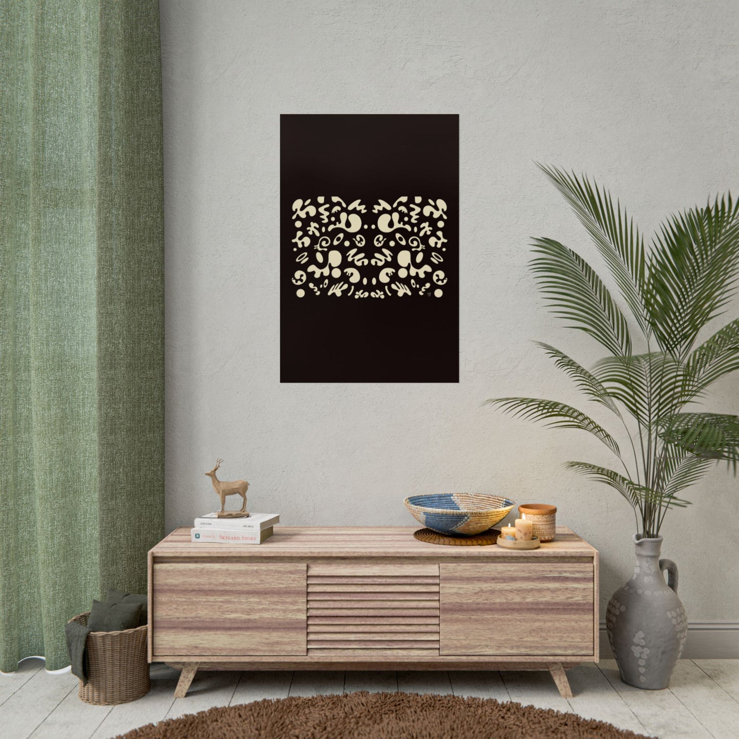 Mirror Work Rolled Poster (Portrait) - Smoke Signal