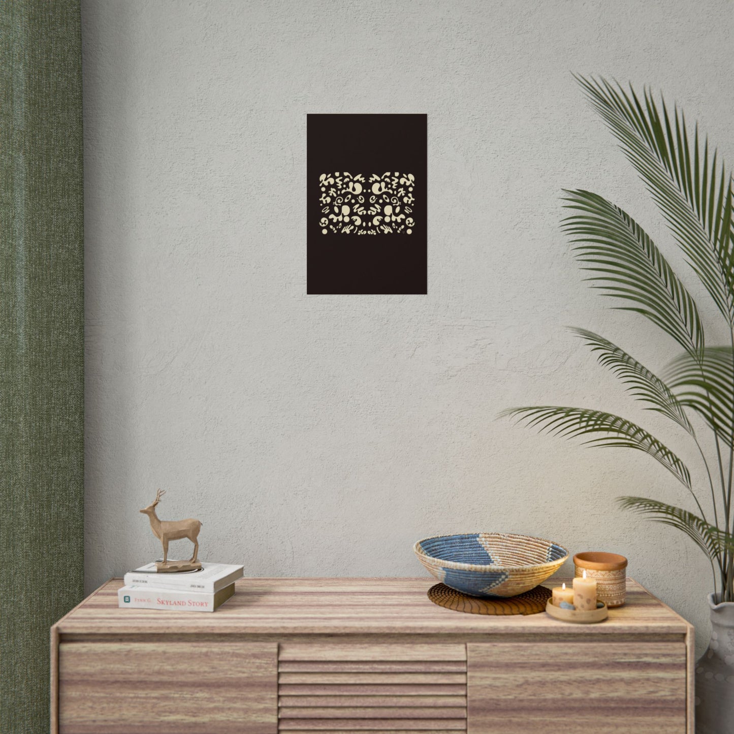 Mirror Work Rolled Poster (Portrait) - Smoke Signal