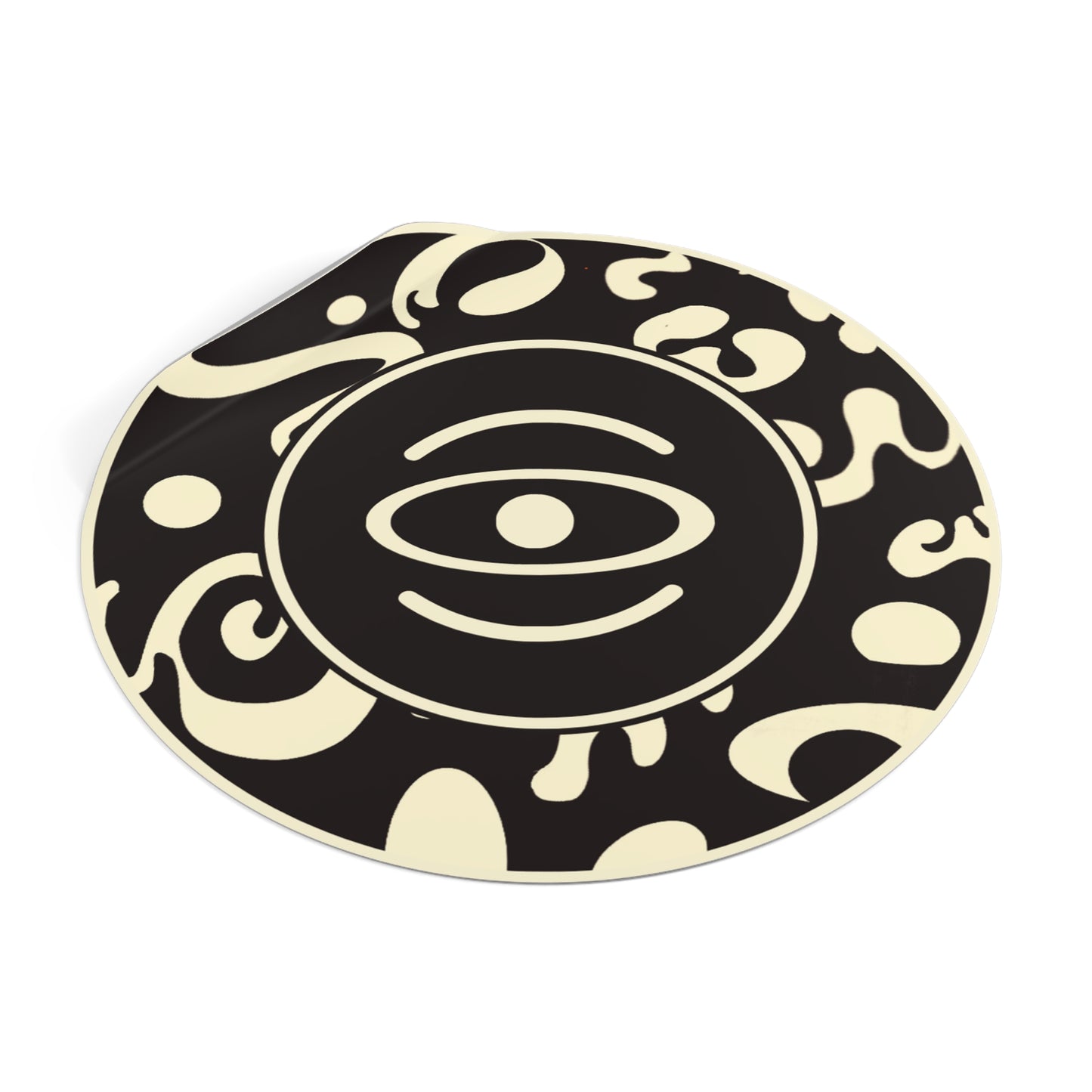 Adorn'd Logo Round Vinyl Stickers - Smoke Signal