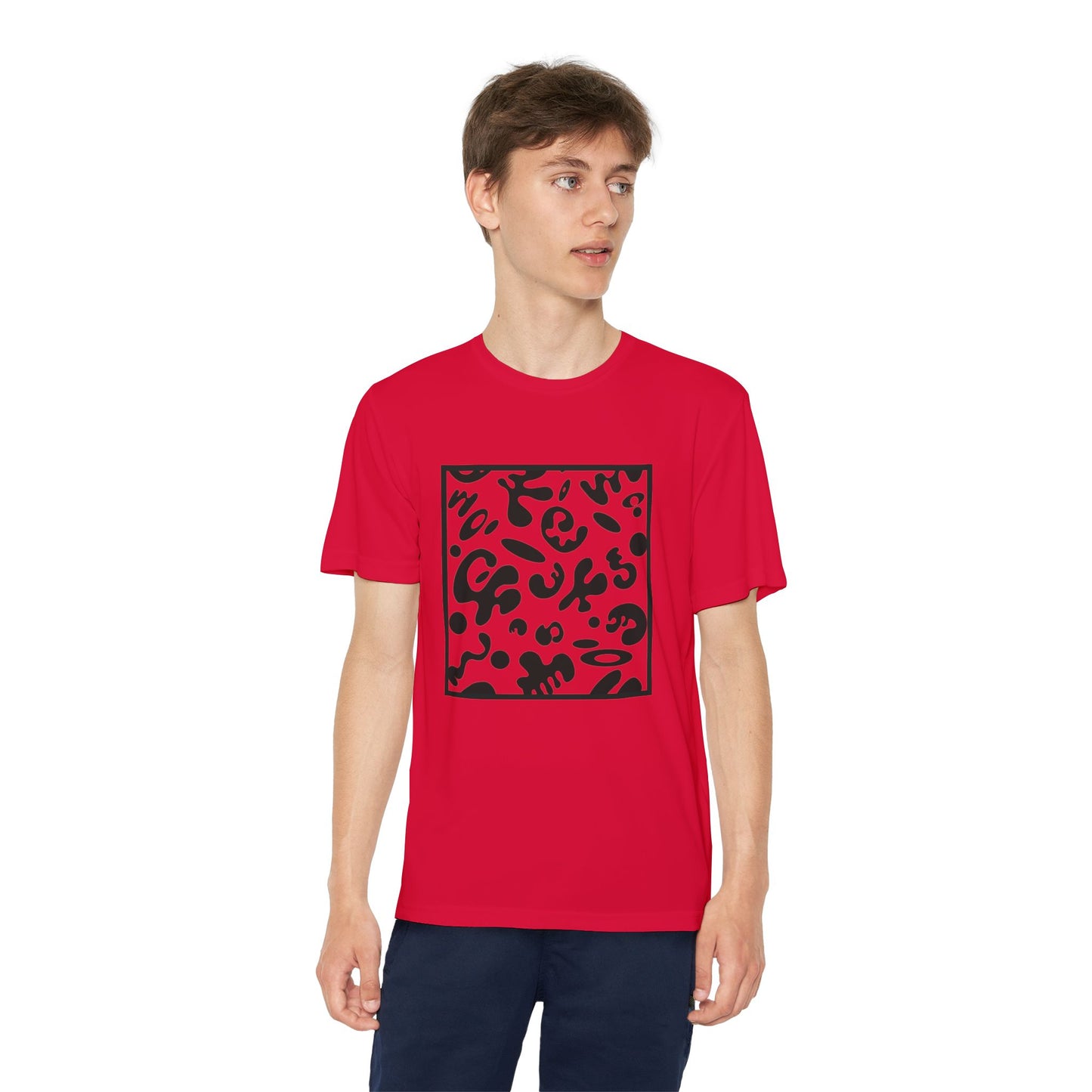 Adorn'd Youth Competitor Graphic Tee - Smoke Signal Black