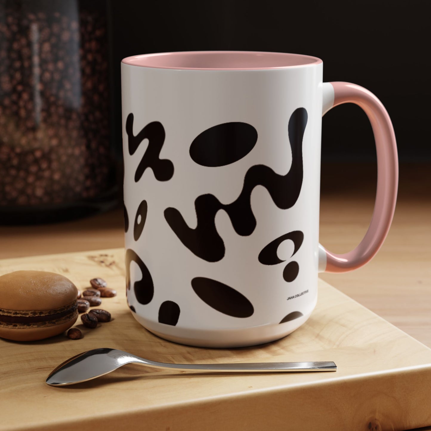 Nourish'd Color Accent Ceramic Mug