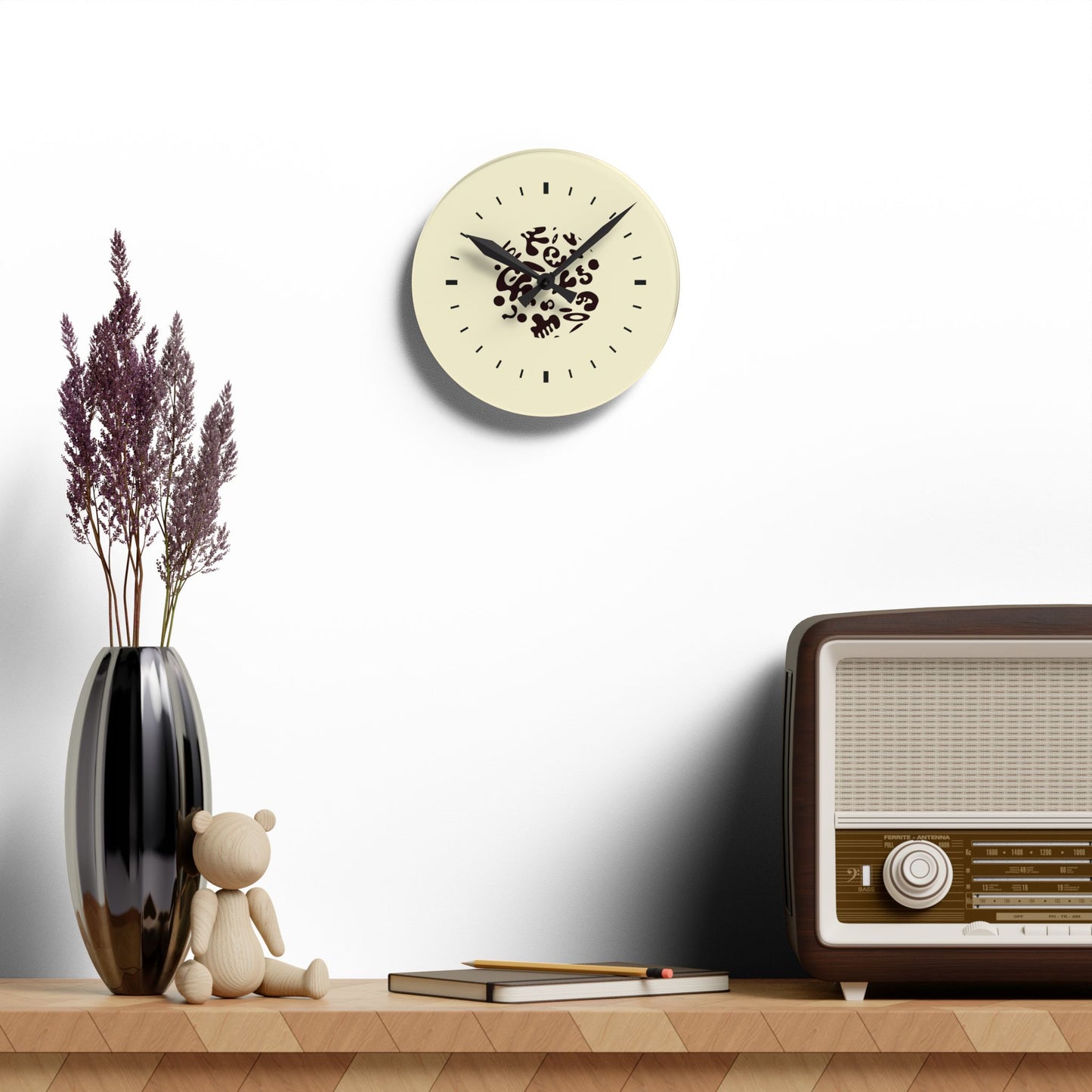 Adorn'd Minimalist Acrylic Wall Clock