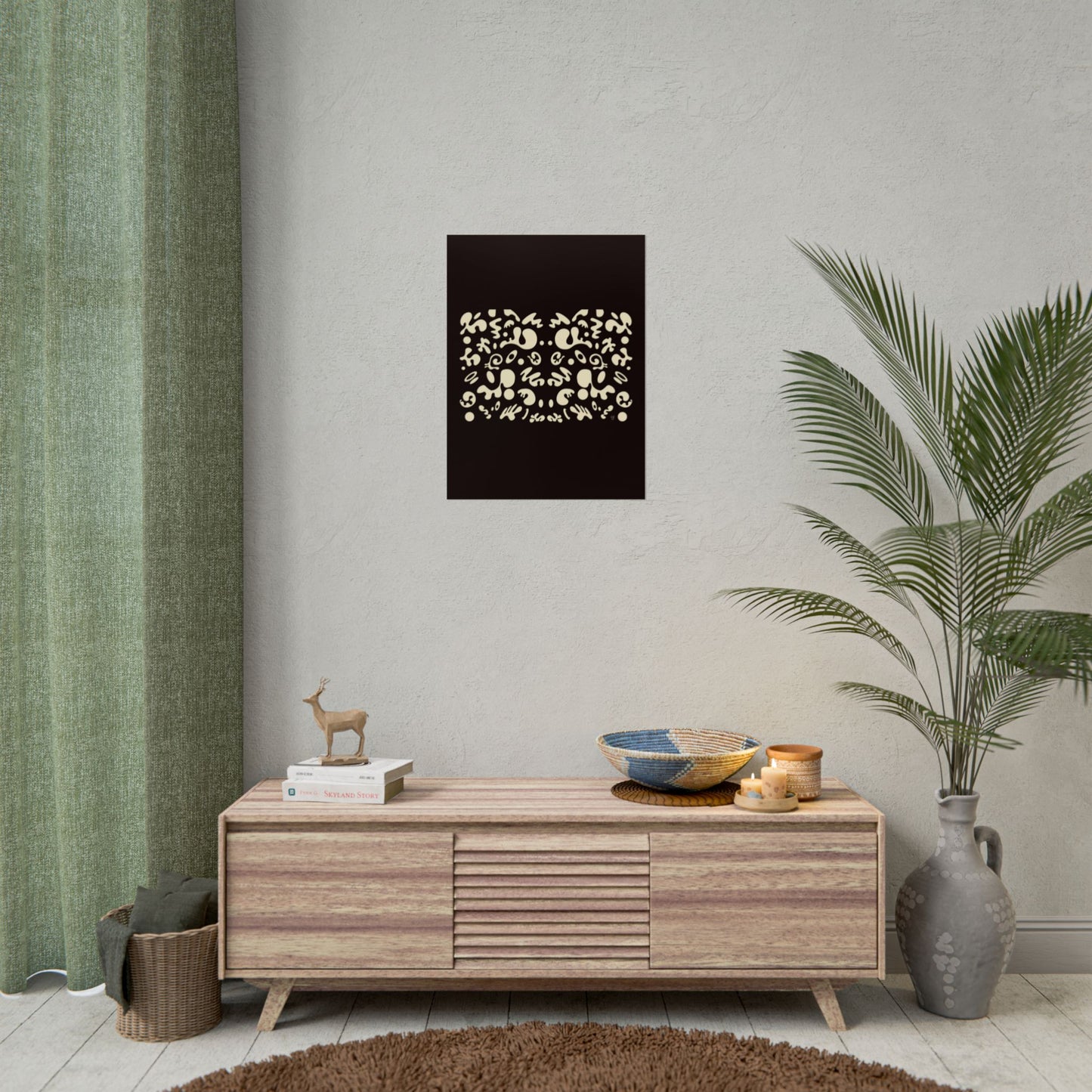 Mirror Work Rolled Poster (Portrait) - Smoke Signal