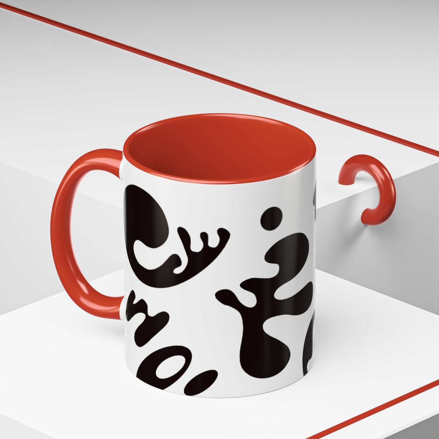 Nourish'd Color Accent Ceramic Mug