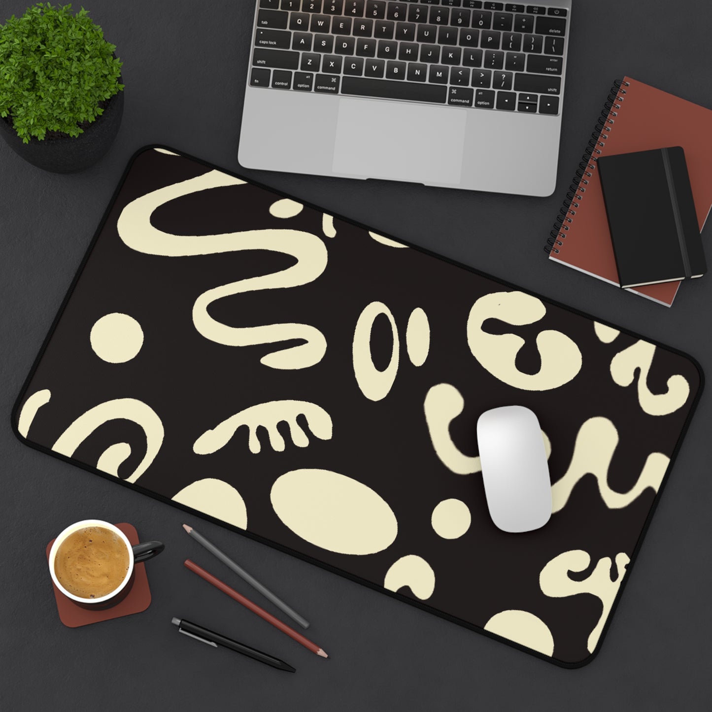 Pure Imagination Desk Mat - Smoke Signal Black