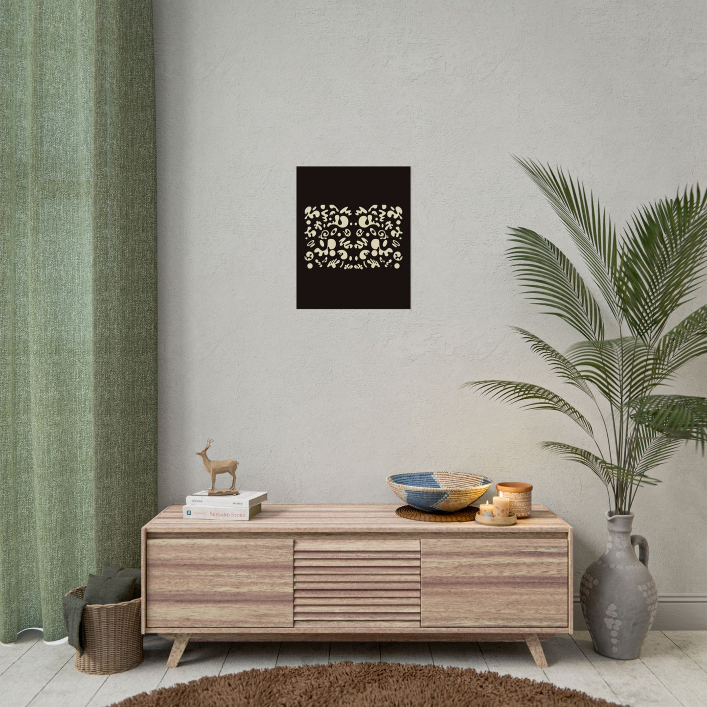 Mirror Work Rolled Poster (Portrait) - Smoke Signal