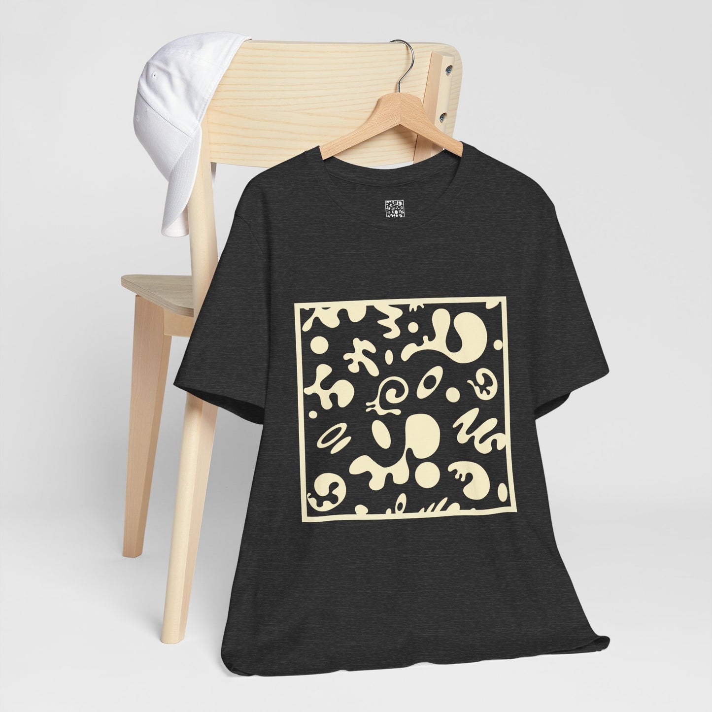 Adorn'd Unisex Jersey Short Sleeve Tee - Blank Page White Print