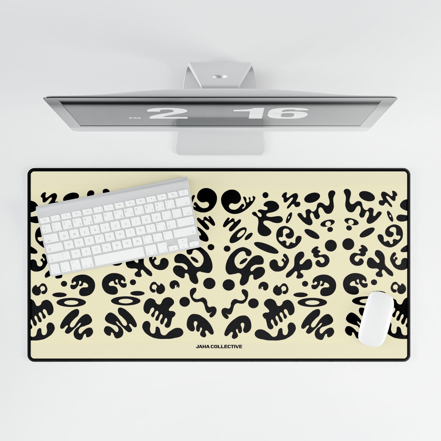 Mirror Work Desk Mats - Blank Page White