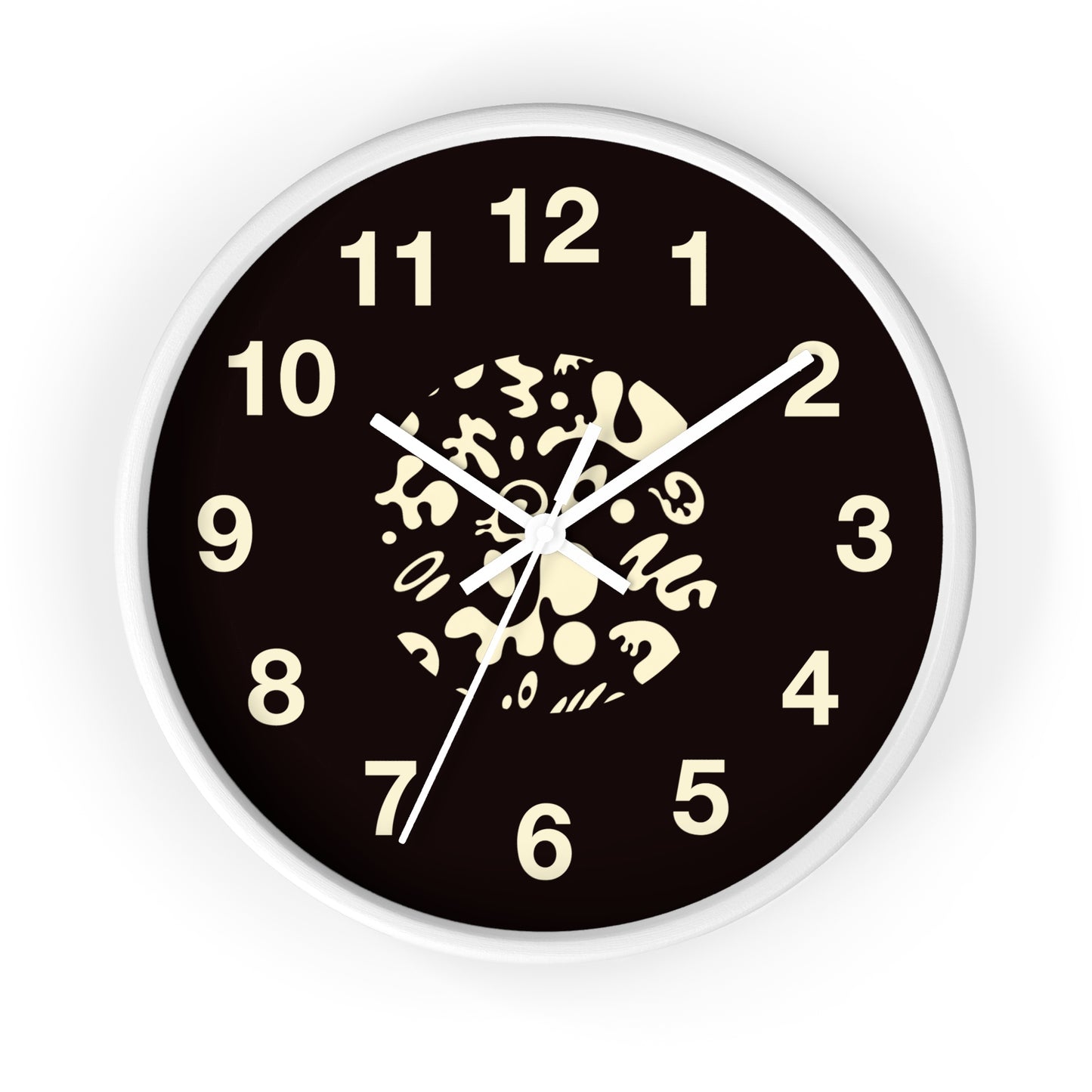 Bright Future Classic Wall Clock - Smoke Signal Black