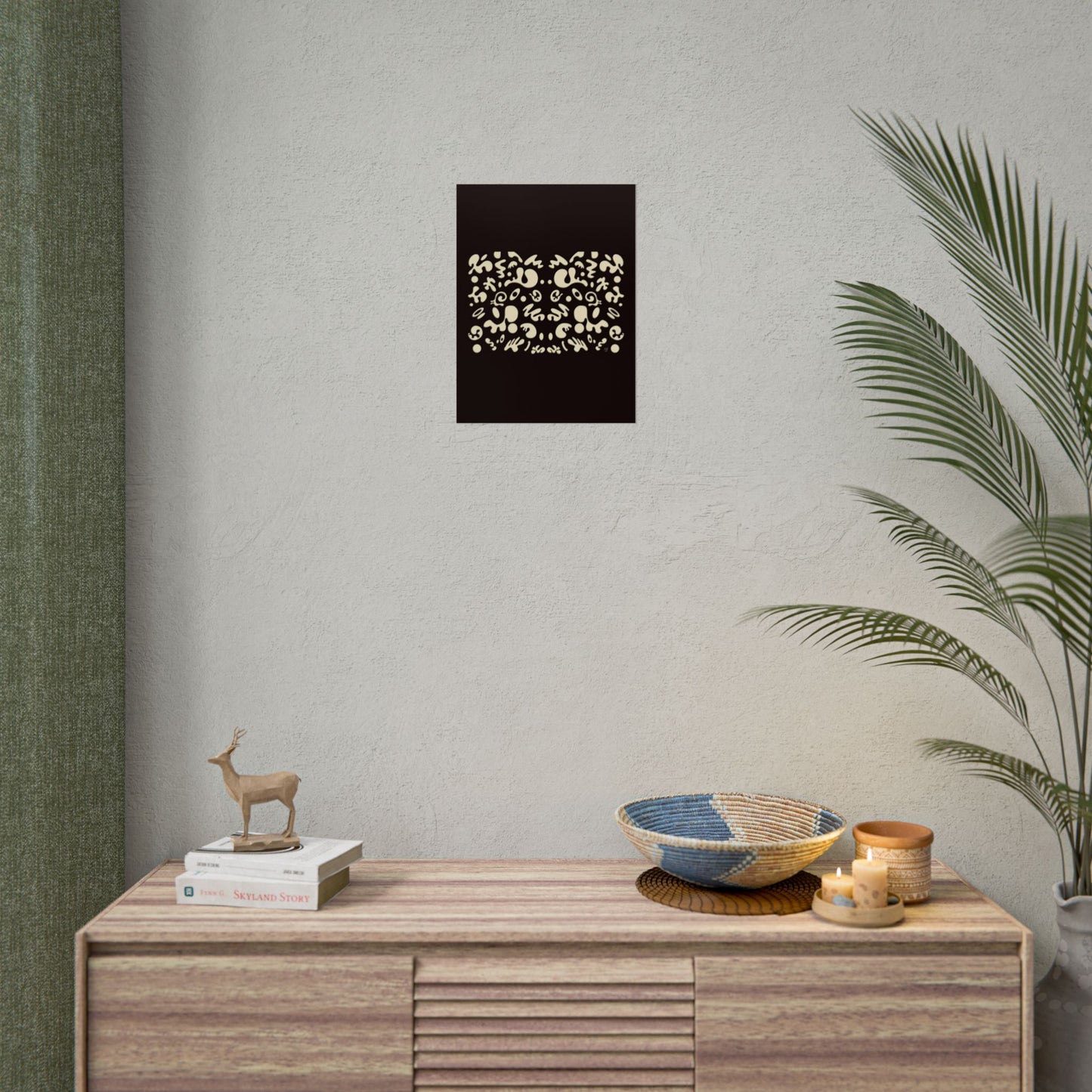 Mirror Work Rolled Poster (Portrait) - Smoke Signal