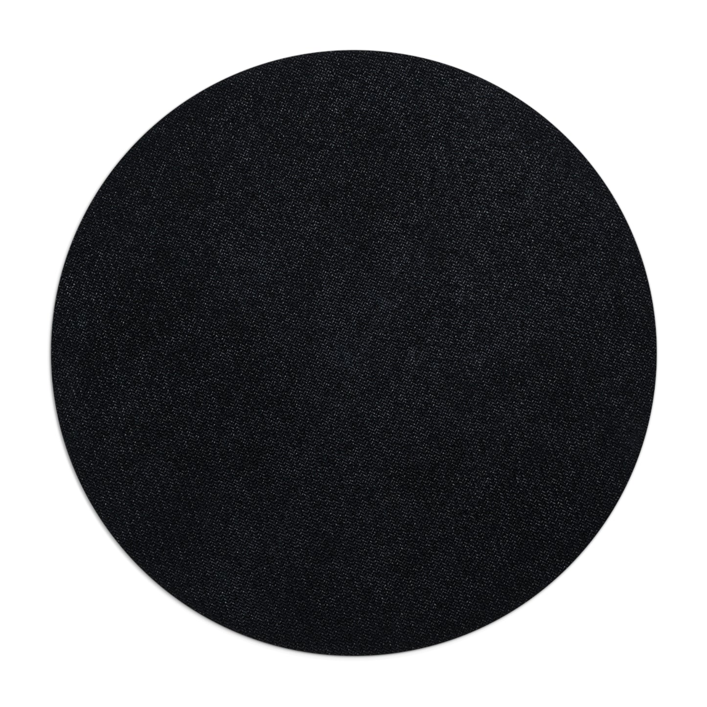 Pure Imagination Circle Mouse Pad - Blank Page White