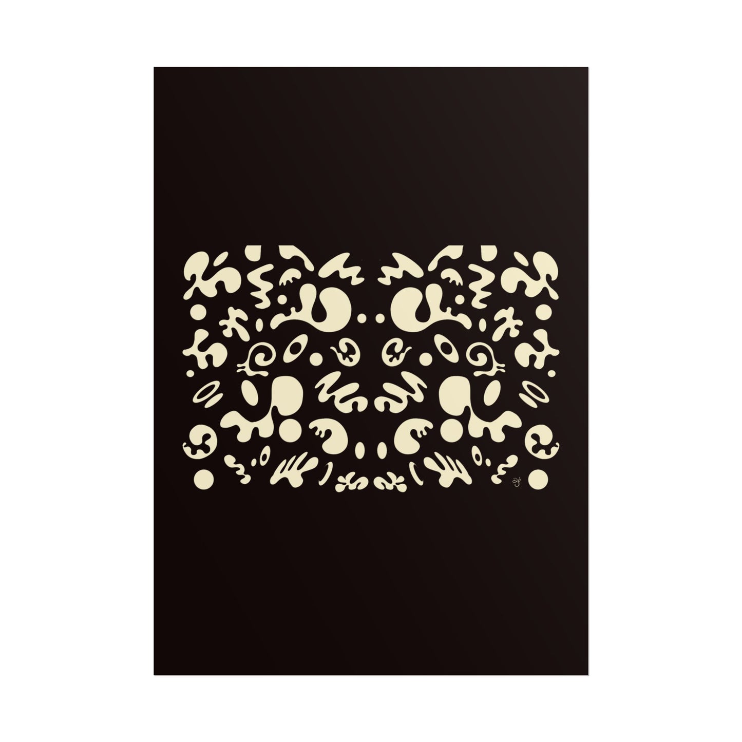Mirror Work Rolled Poster (Portrait) - Smoke Signal