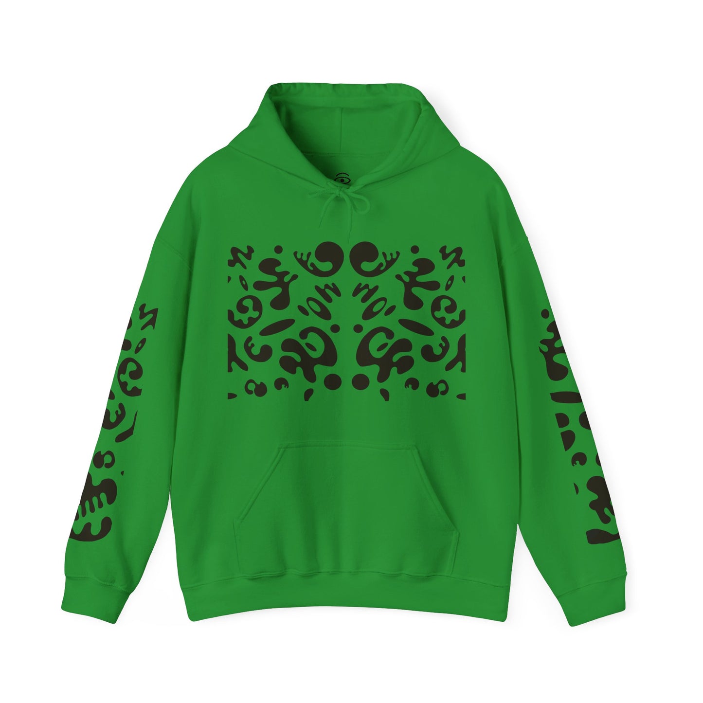 Mirror Work Unisex Heavy Blend™ Hooded Sweatshirt - Smoke Signal Black Print