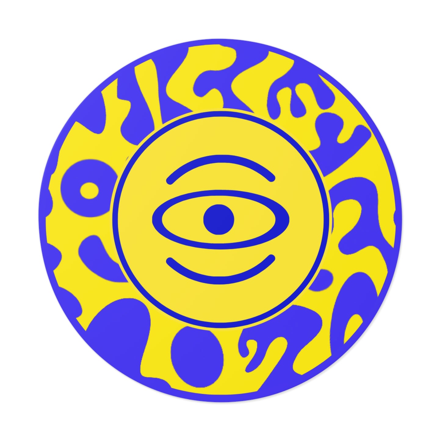 Adorn'd Logo Round Vinyl Stickers - Sunspell