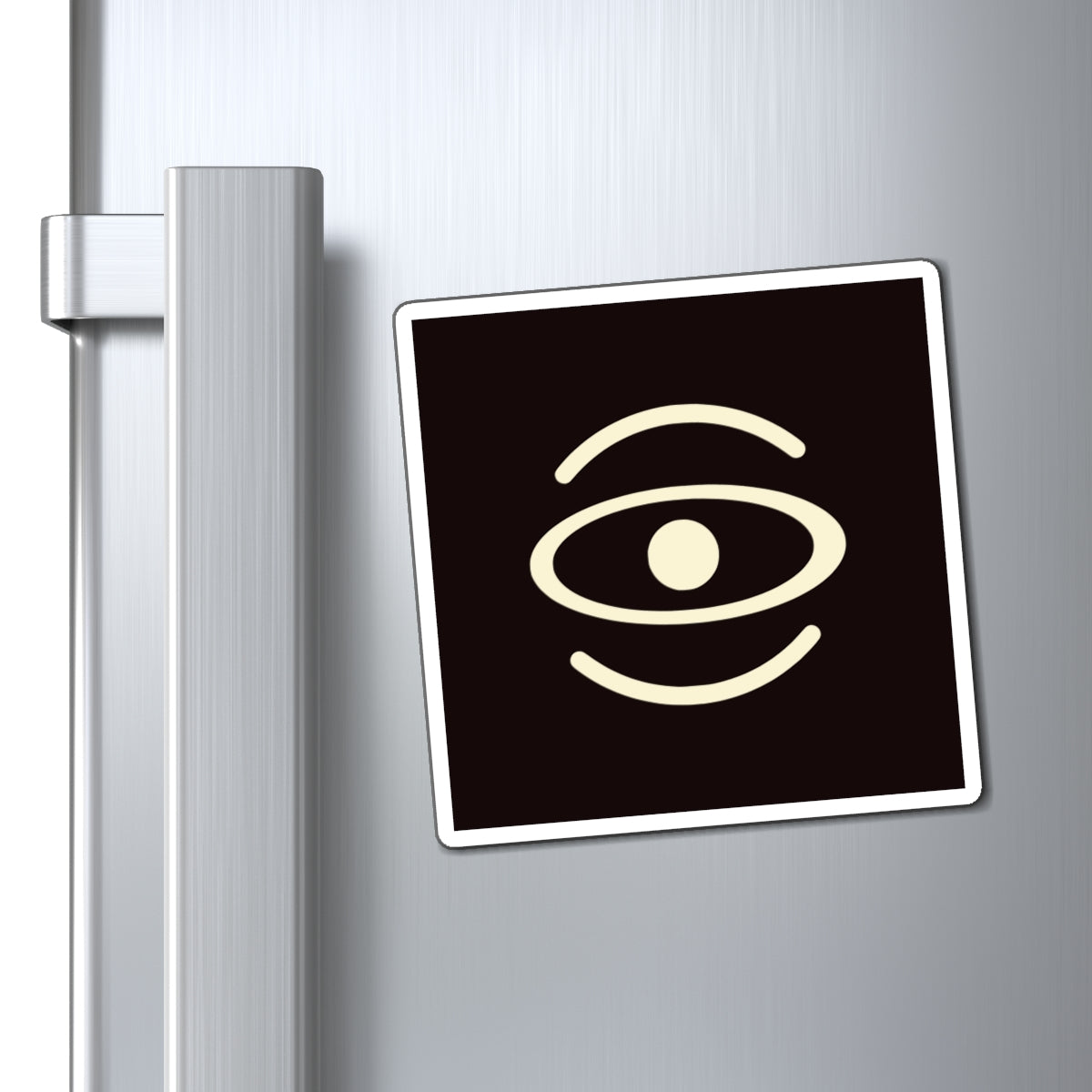 Jaha Logo Square Magnet - Smoke Signal Black