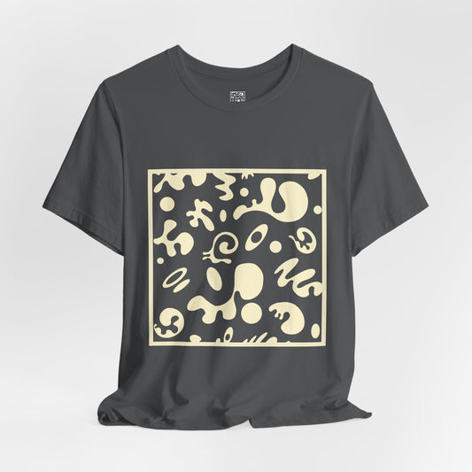 Adorn'd Unisex Jersey Short Sleeve Tee - Blank Page White Print
