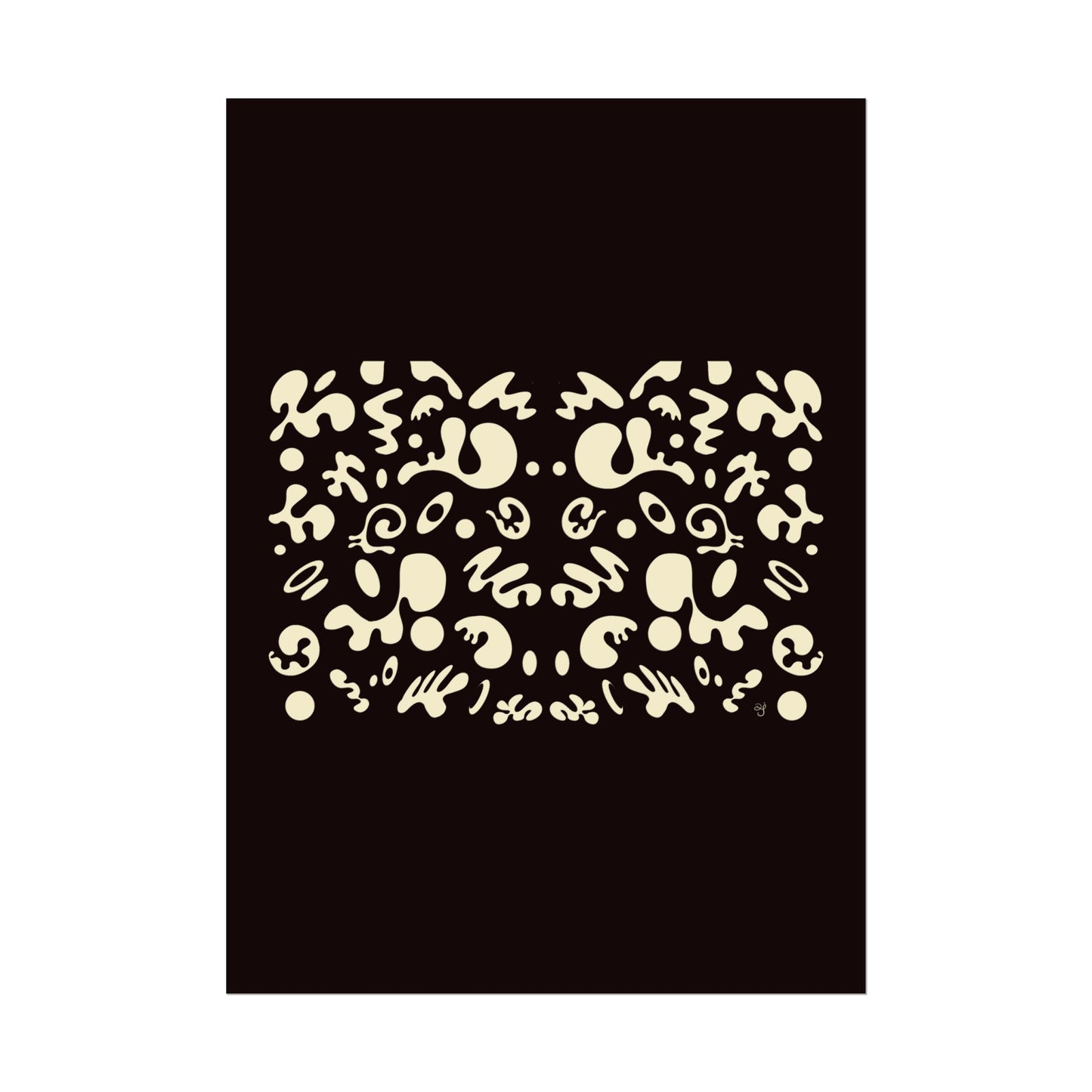 Mirror Work Rolled Poster (Portrait) - Smoke Signal