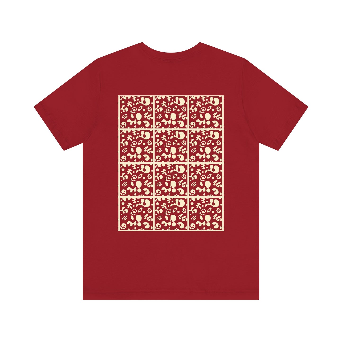 Adorn'd Unisex Jersey Short Sleeve Tee - Blank Page White Print