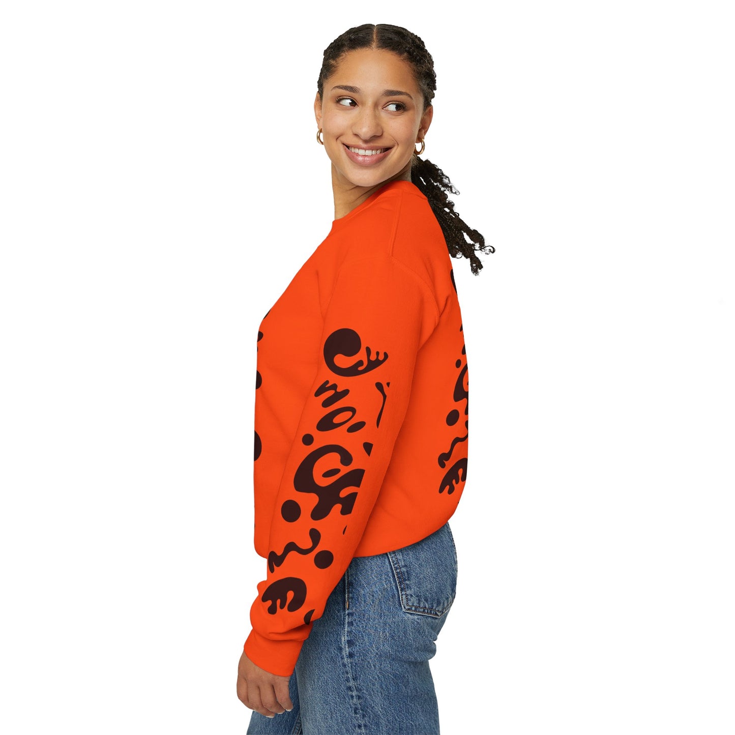 Pure Imagination Unisex Heavy Blend™  Crewneck Sweatshirt- Smoke Signal Black Print