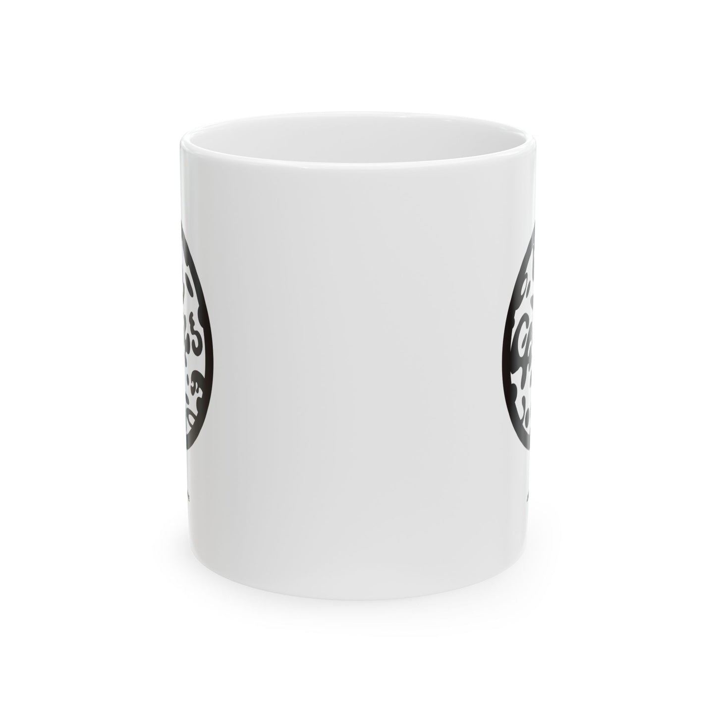 Adorn'd Minimalist Logo White Ceramic Mug