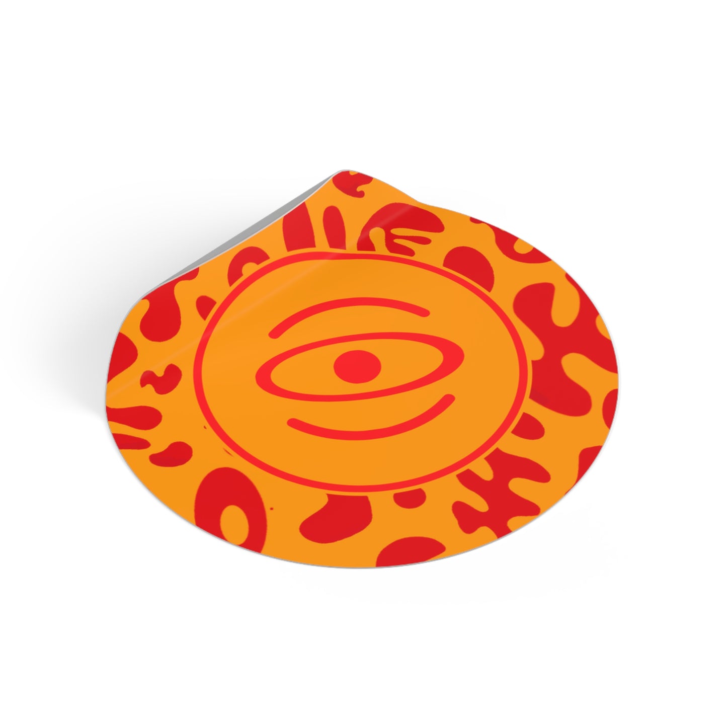 Adorn'd Logo Round Vinyl Stickers - Heat Theory