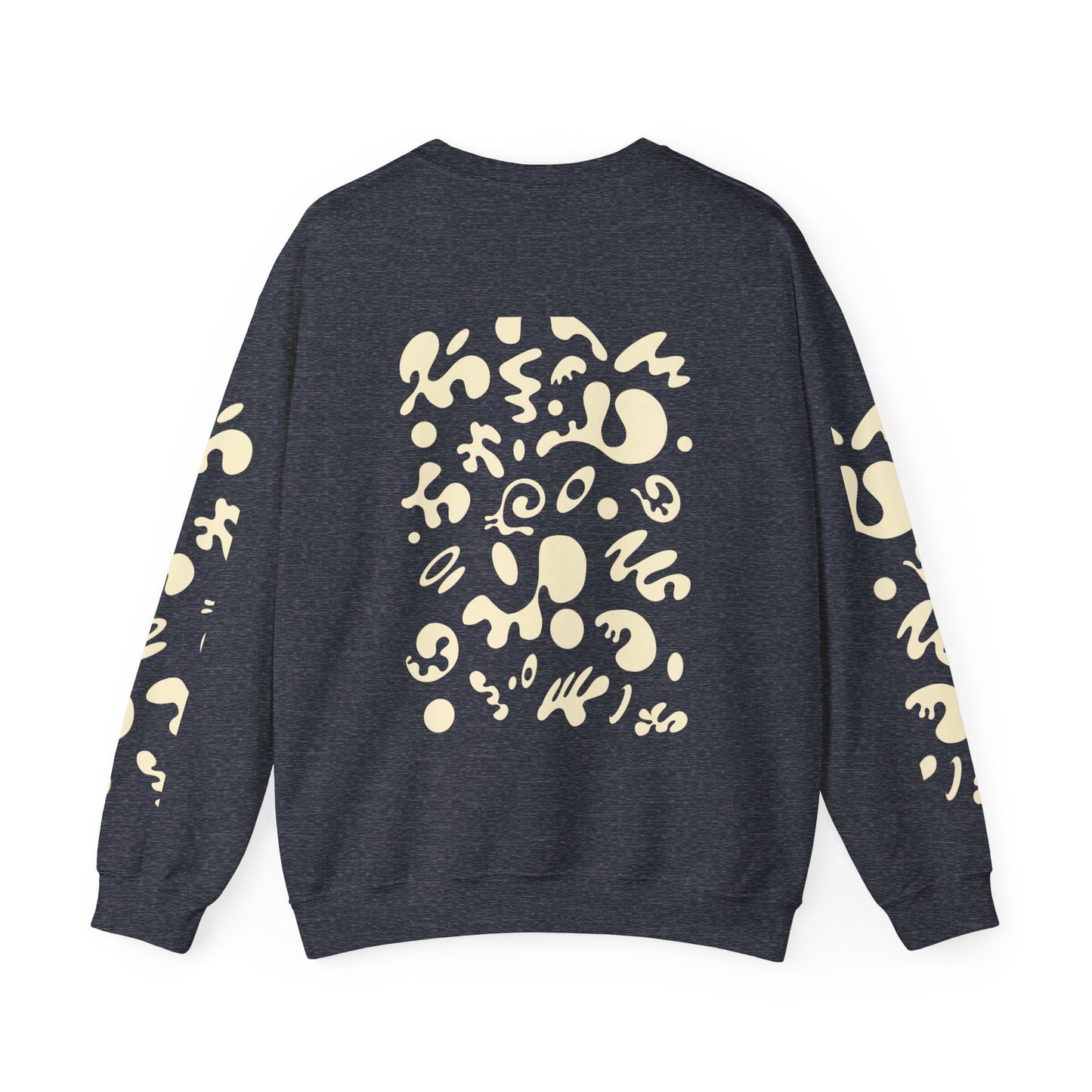 PURE IMAGINATION UNISEX HEAVY BLEND™ CREWNECK SWEATSHIRT - Warm White Print