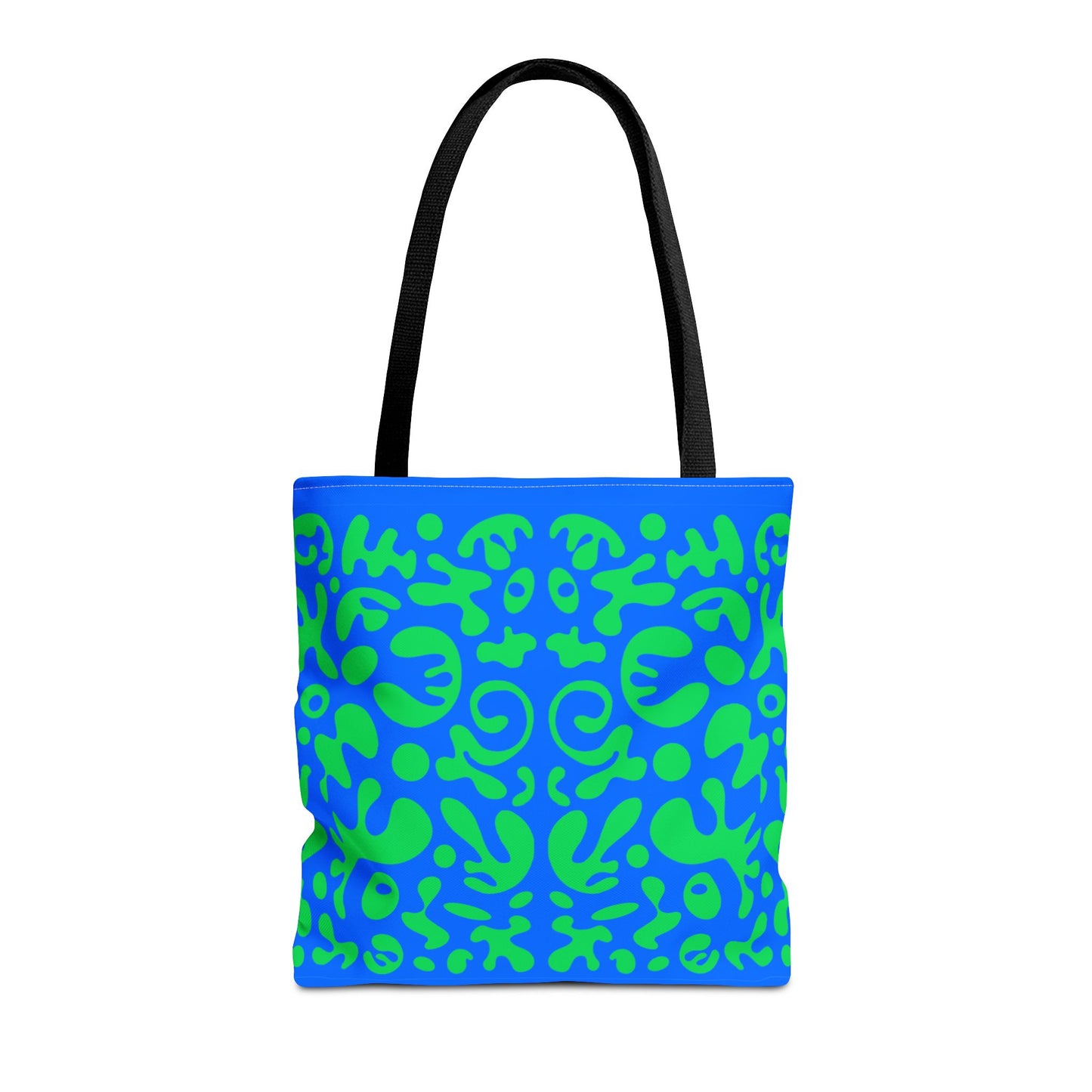 Mirror Work Colorful Tote Bag - Tide Pool