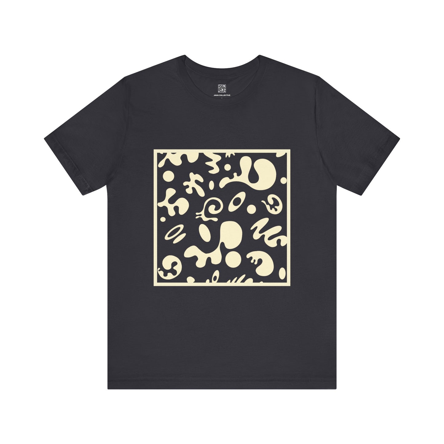 Adorn'd Unisex Jersey Short Sleeve Tee - Blank Page White Print