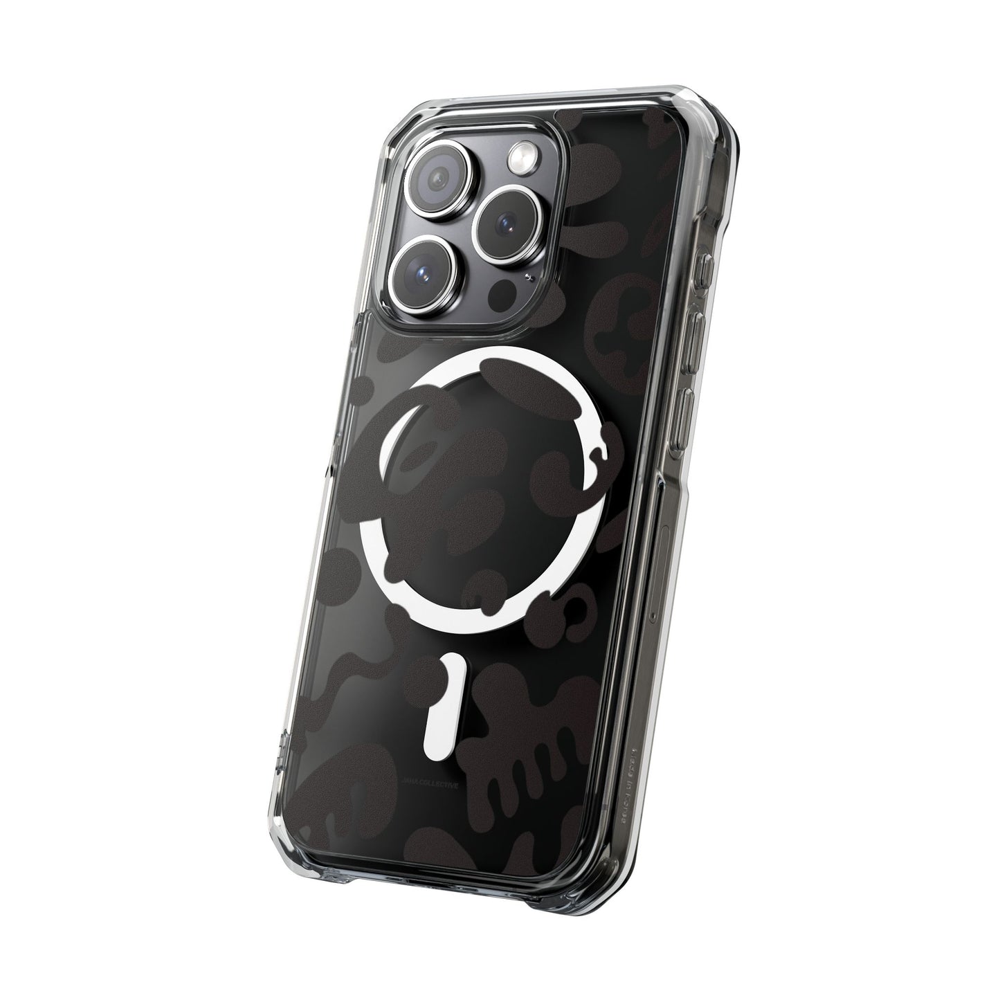 Pure Imagination Clear MagSafe Impact Case - Smoke Signal Black