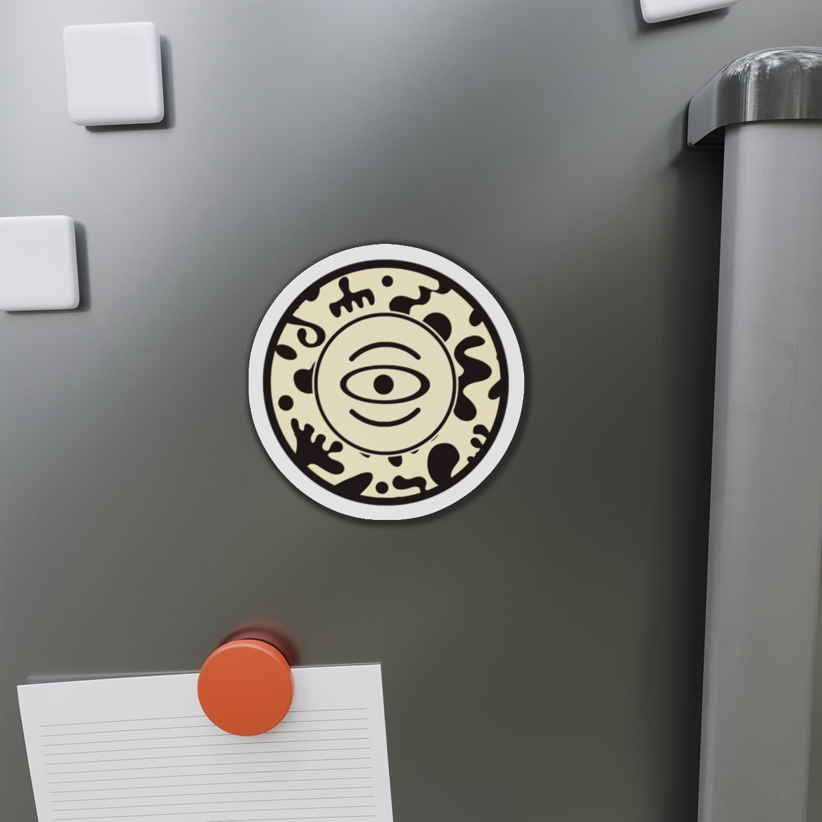 Adorn'd Color Logo Die Cut Magnet - Blank Page