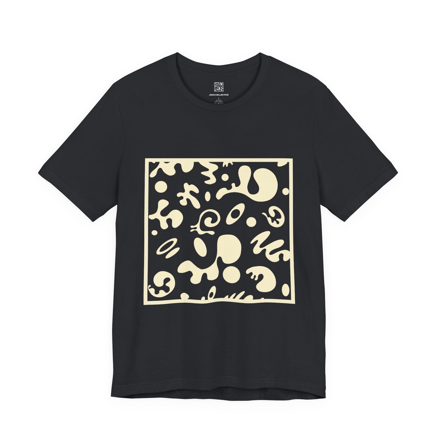 Adorn'd Unisex Jersey Short Sleeve Tee - Blank Page White Print