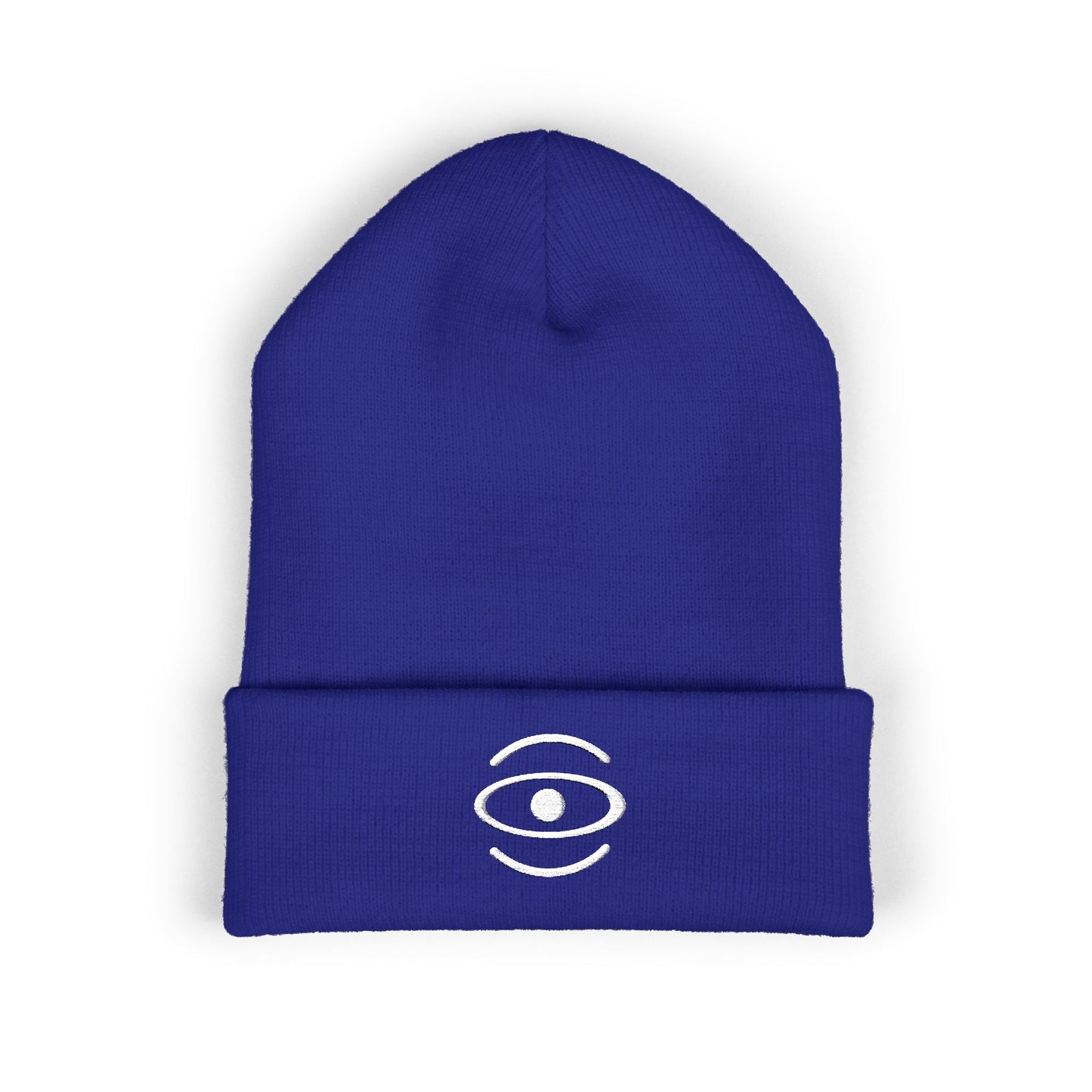 Jaha Logo Embroidered Classic Cuffed Beanie - Starlight White
