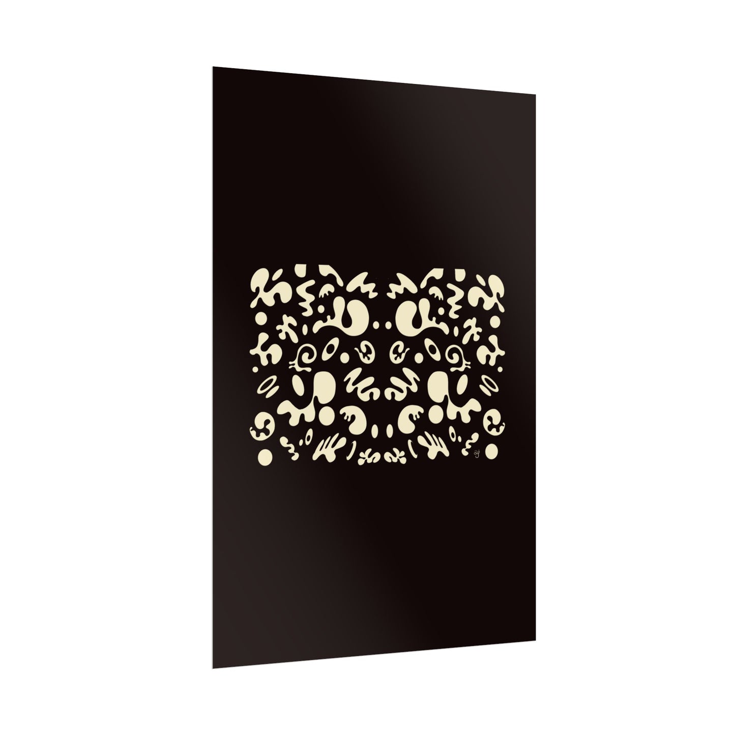 Mirror Work Rolled Poster (Portrait) - Smoke Signal
