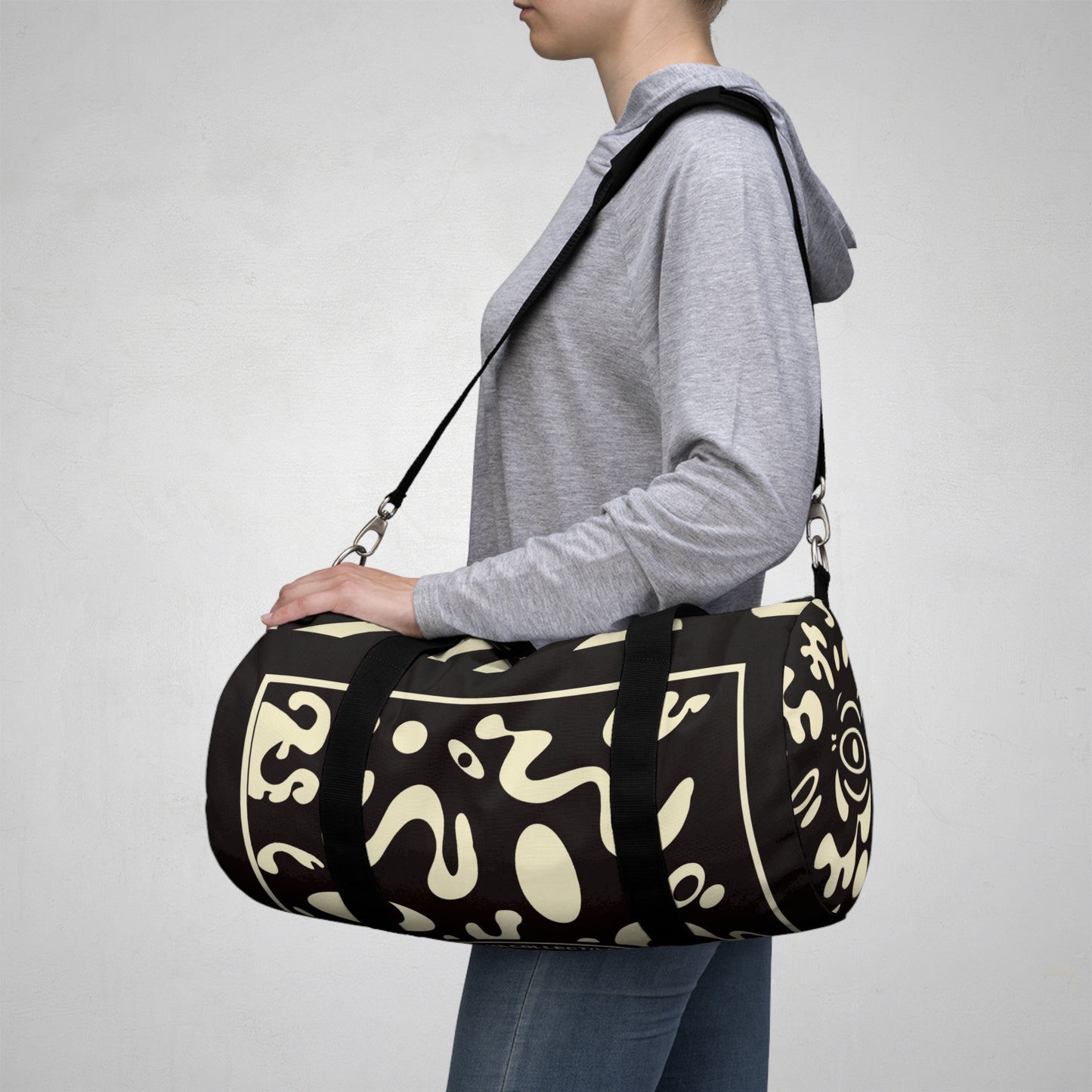 Deep Dream Duffel Bags - Smoke Signal