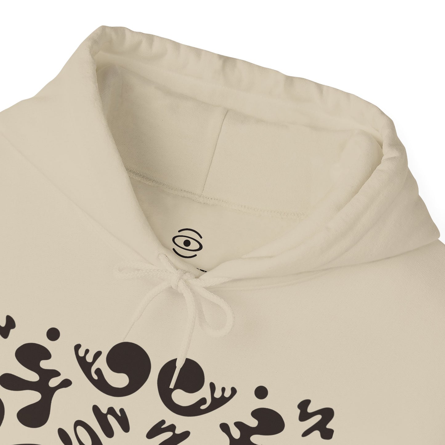Mirror Work Unisex Heavy Blend™ Hooded Sweatshirt - Smoke Signal Black Print