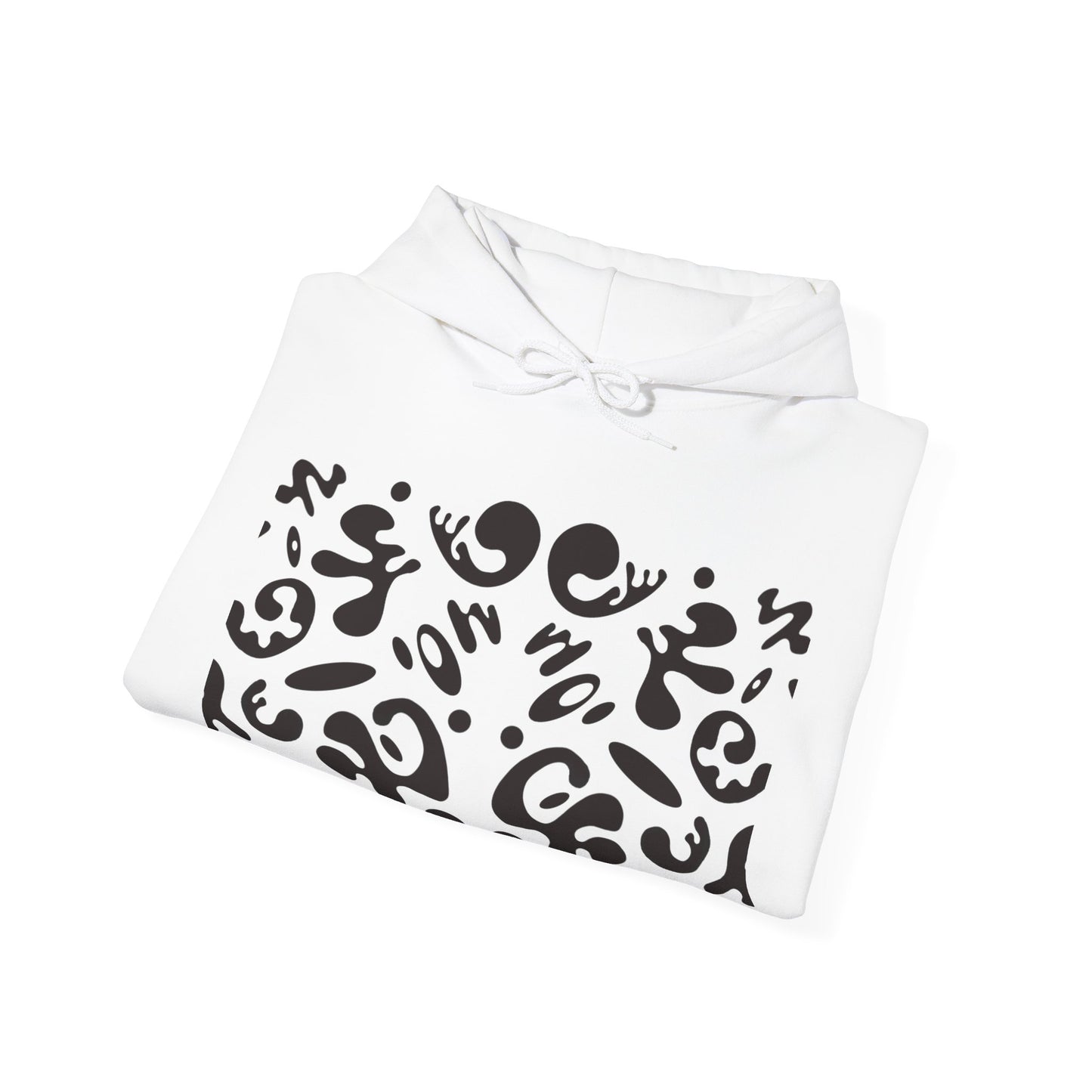 Mirror Work Unisex Heavy Blend™ Hooded Sweatshirt - Smoke Signal Black Print