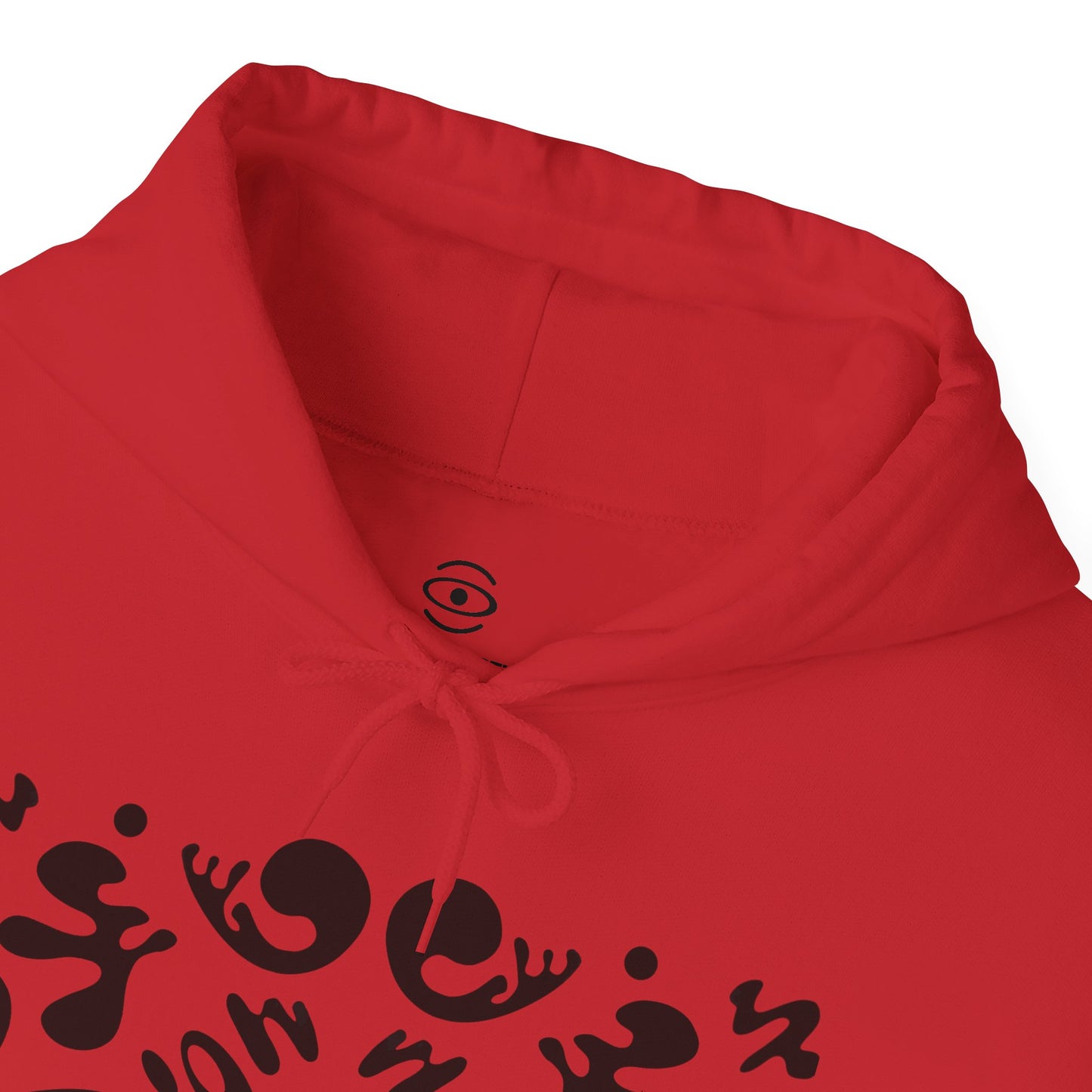 Mirror Work Unisex Heavy Blend™ Hooded Sweatshirt - Smoke Signal Black Print