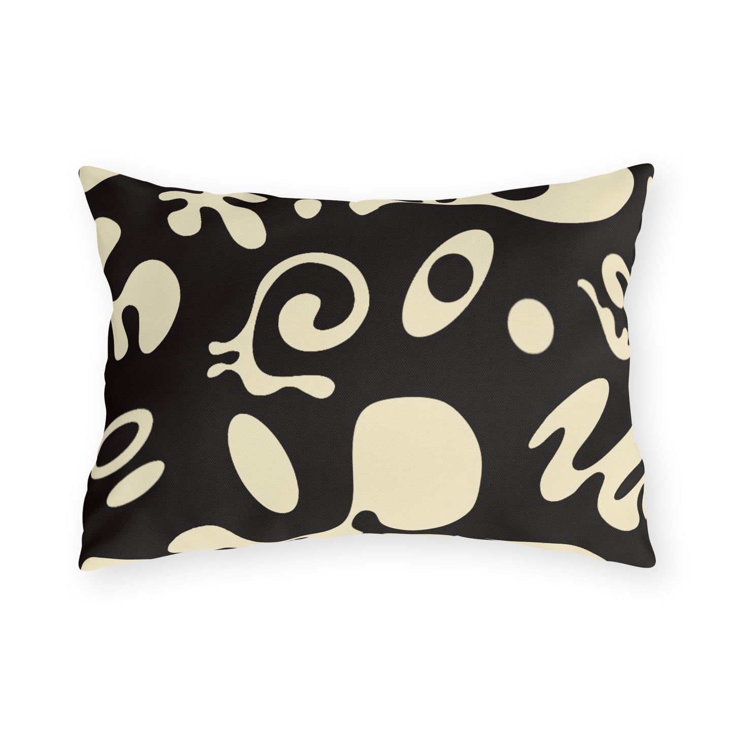 Pure Imagination Outdoor Pillows - Smoke Signal Black