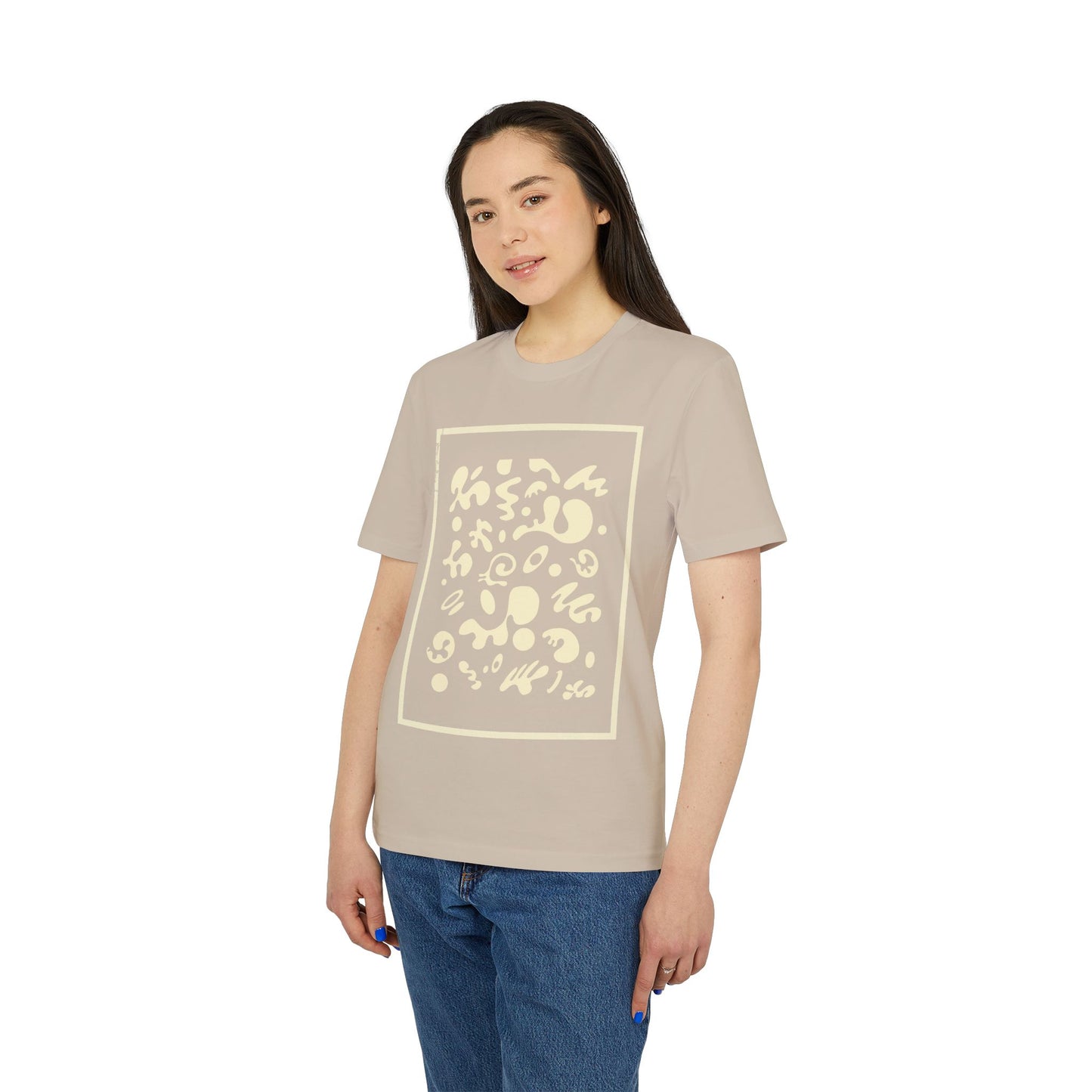 Deep Dream Unisex T-shirt - Blank Page White